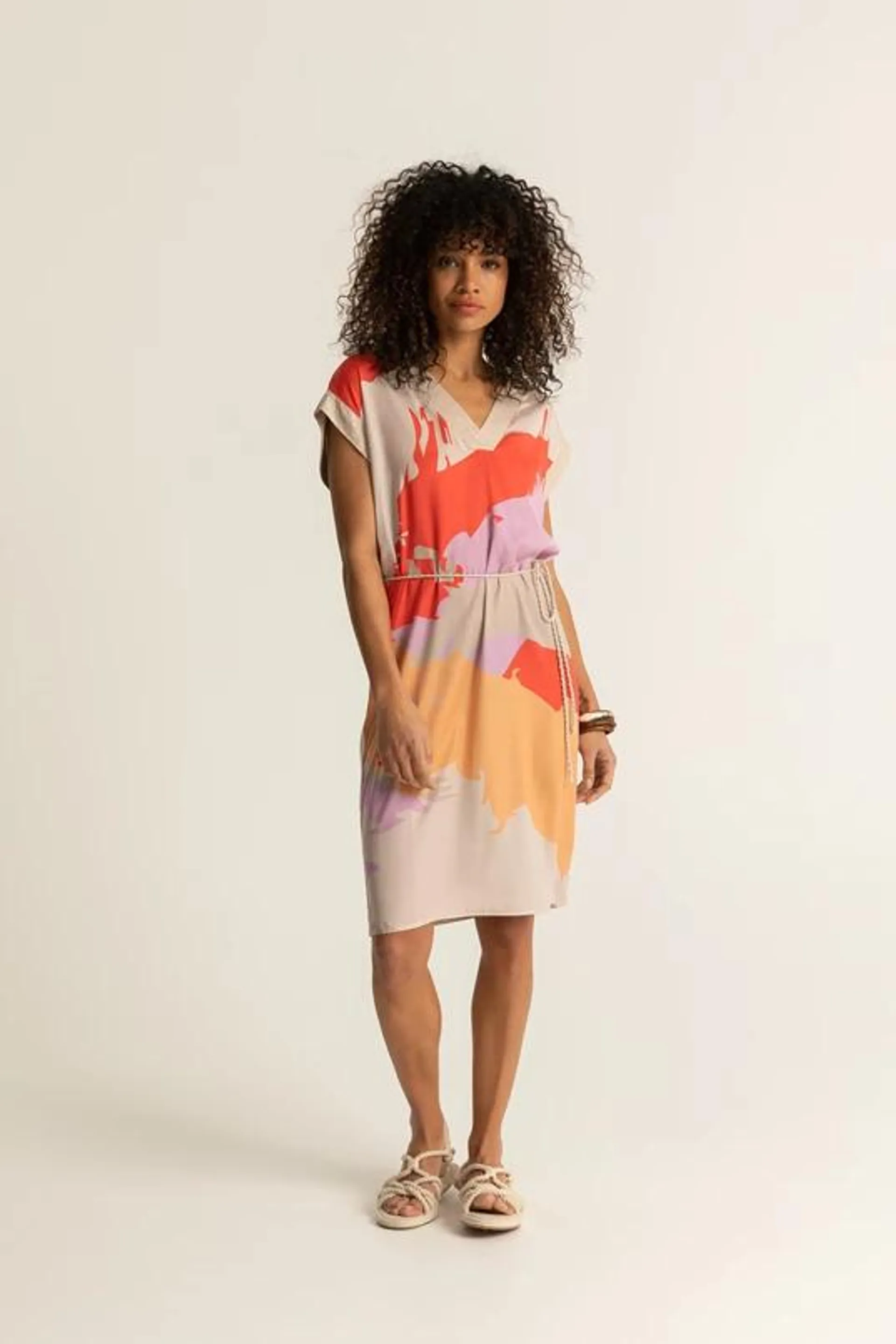 Multicolour print kleedje