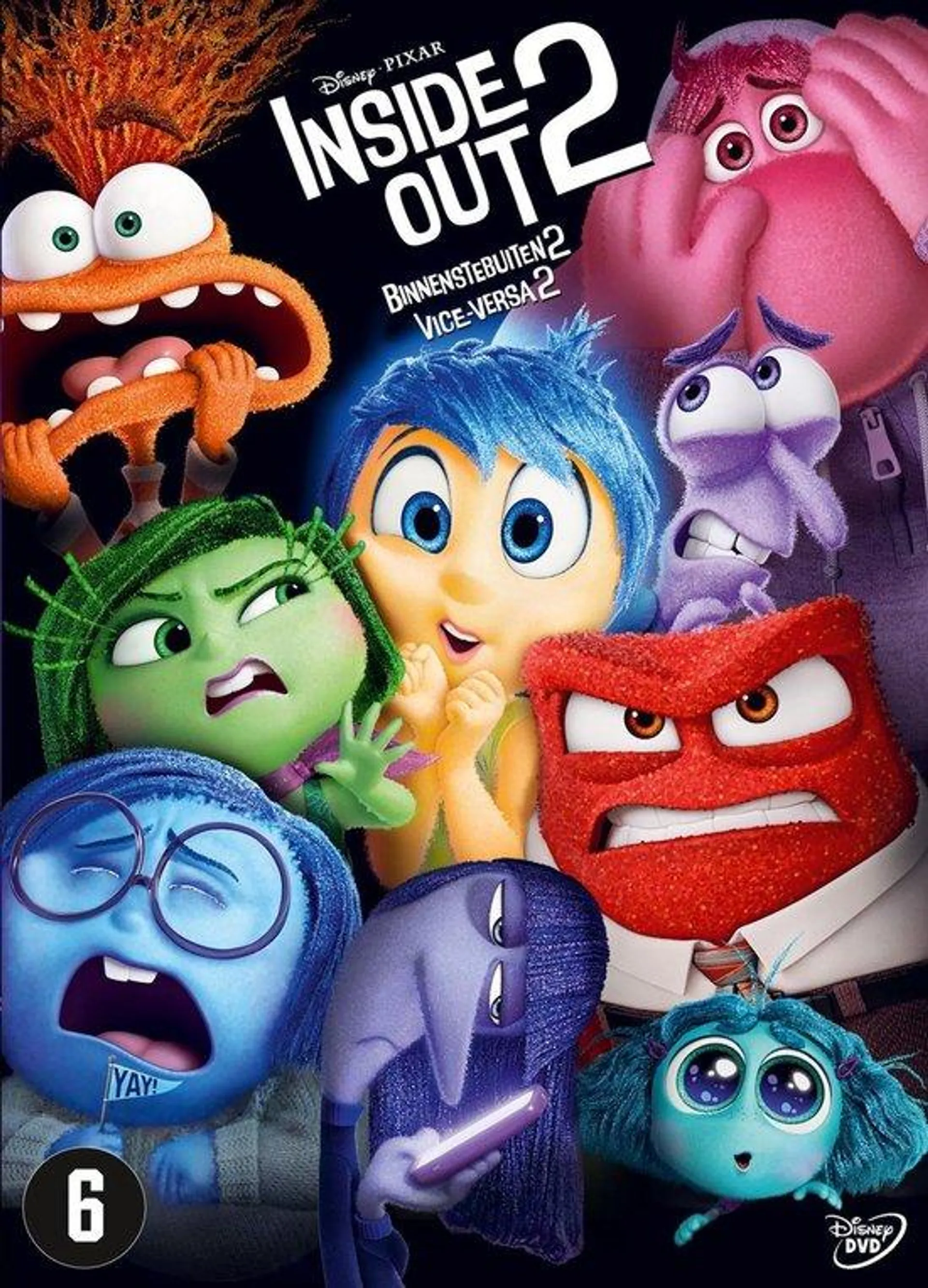 Inside Out 2 (Binnenstebuiten 2) (DVD)