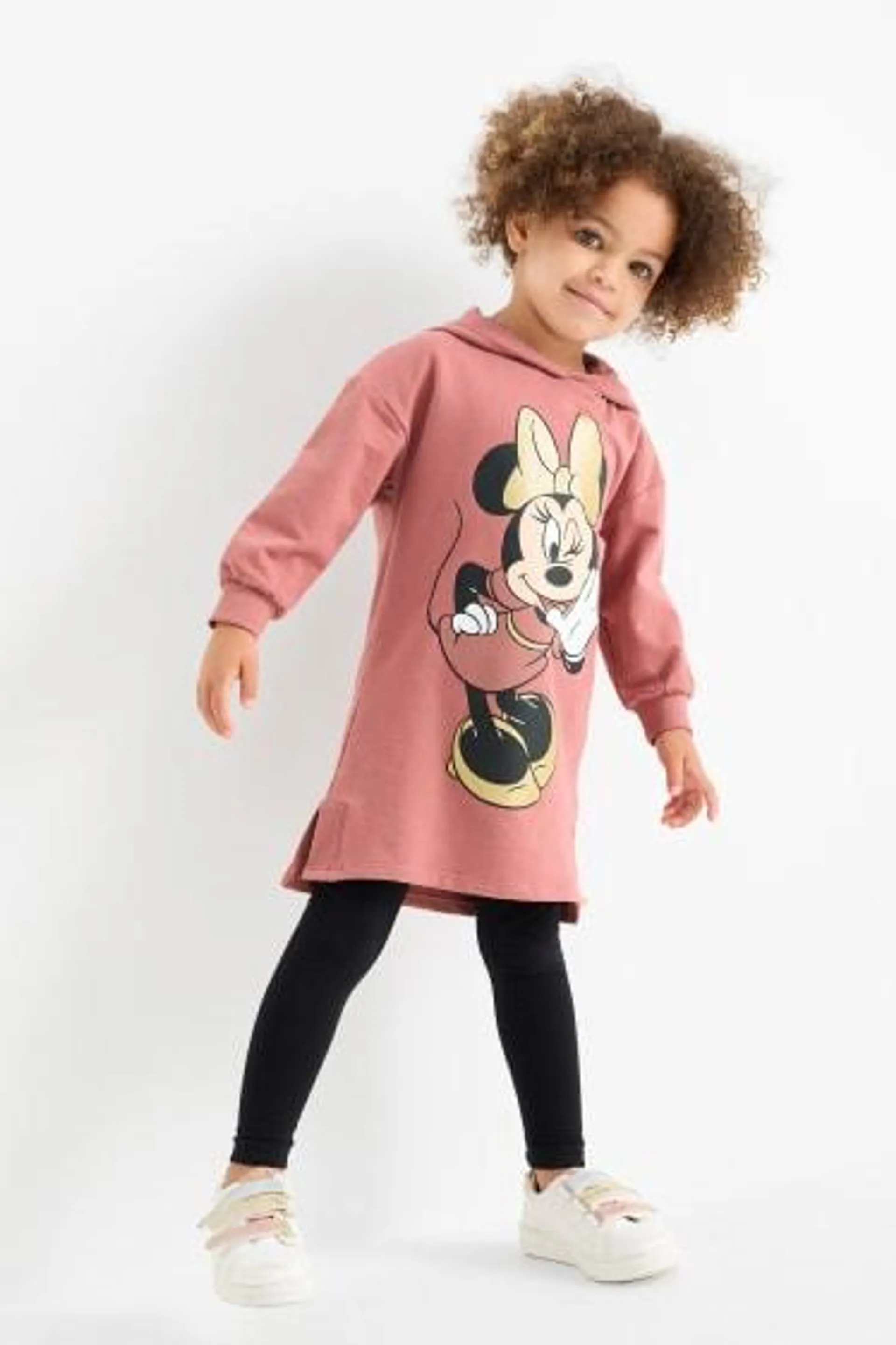 Minnie Mouse - set - sweatjurk met capuchon en legging