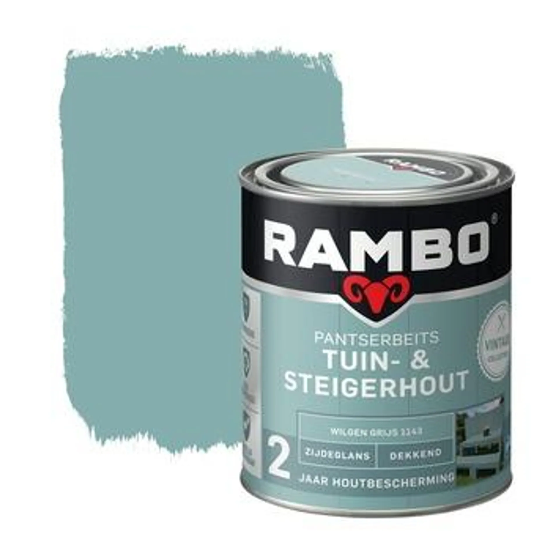 Rambo pantserbeits vintage tuin- & steigerhout wilgen grijs 750 ml