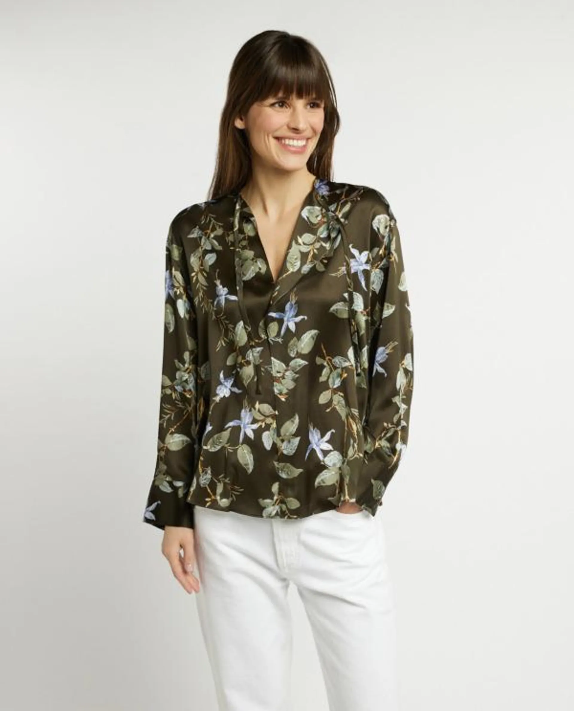 Zijden blouse