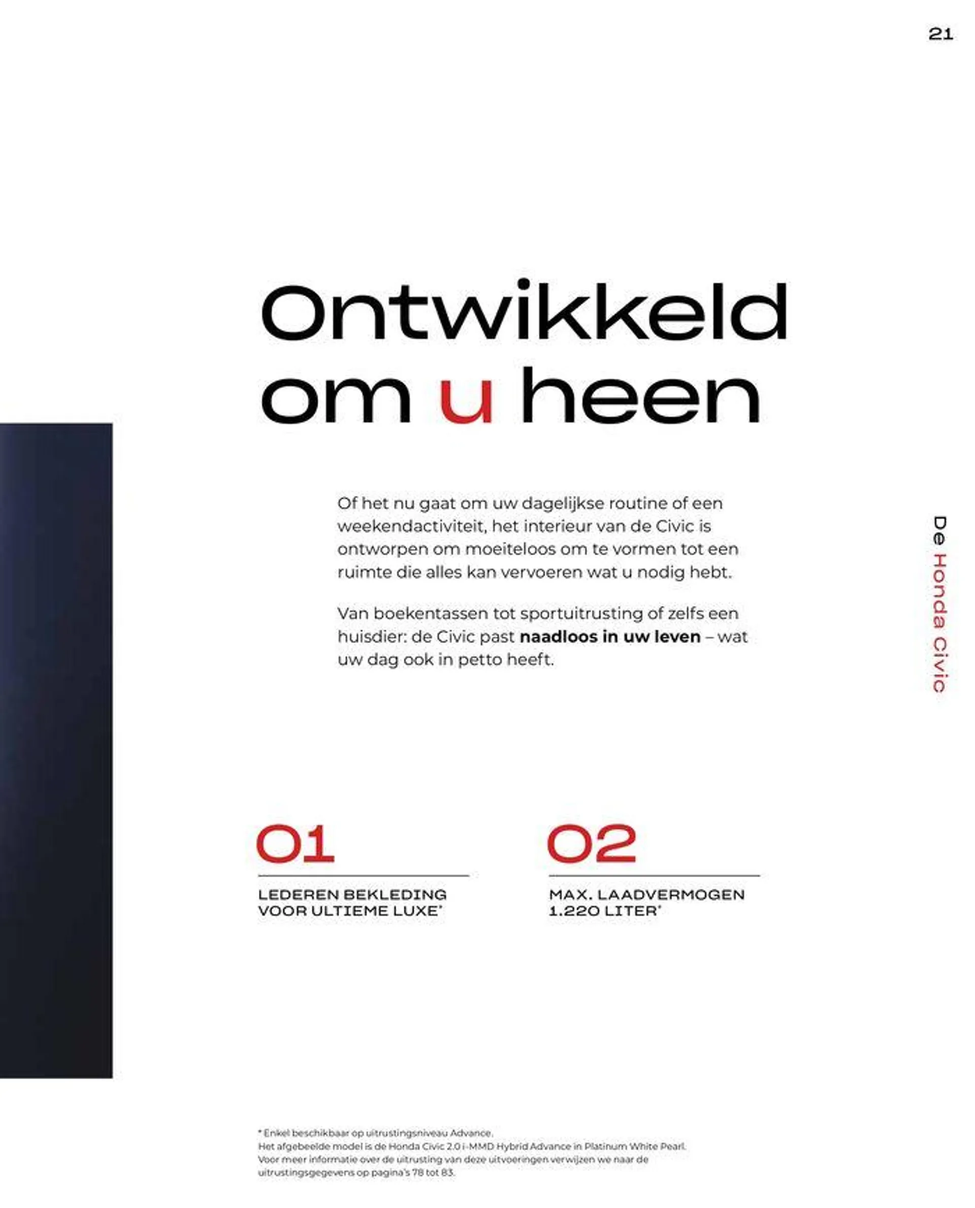 Honda Civic e:HEV — Brochure van 28 juni tot 12 juli 2024 - Folder pagina 21