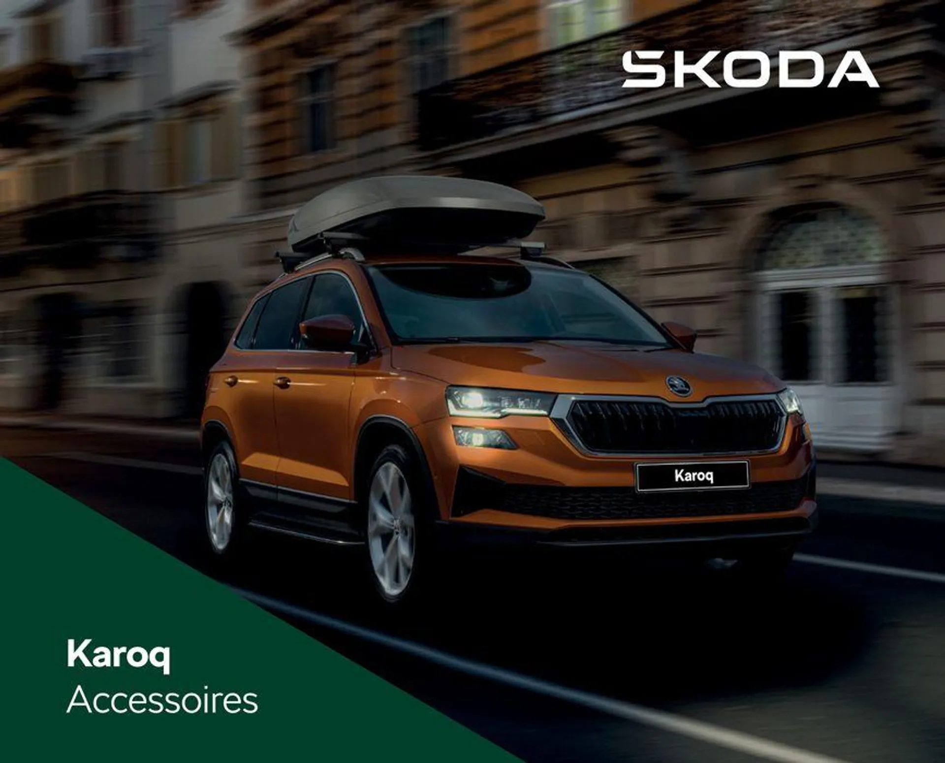 Škoda Karoq accessoires brochure van 18 september tot 18 september 2025 - Folder pagina 1