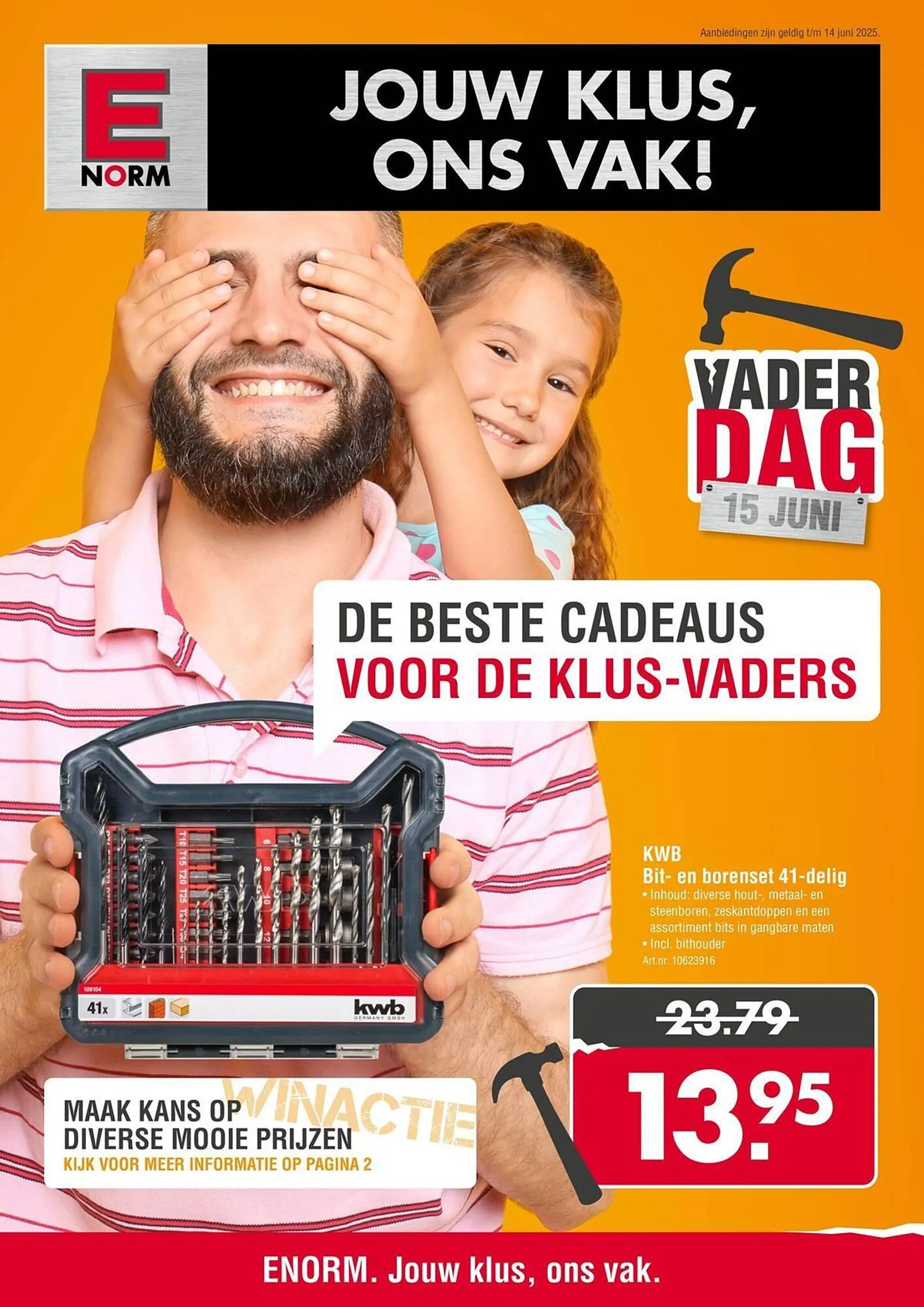 Enorm folder van 3 juni tot 14 juni 2025 - Folder pagina 1