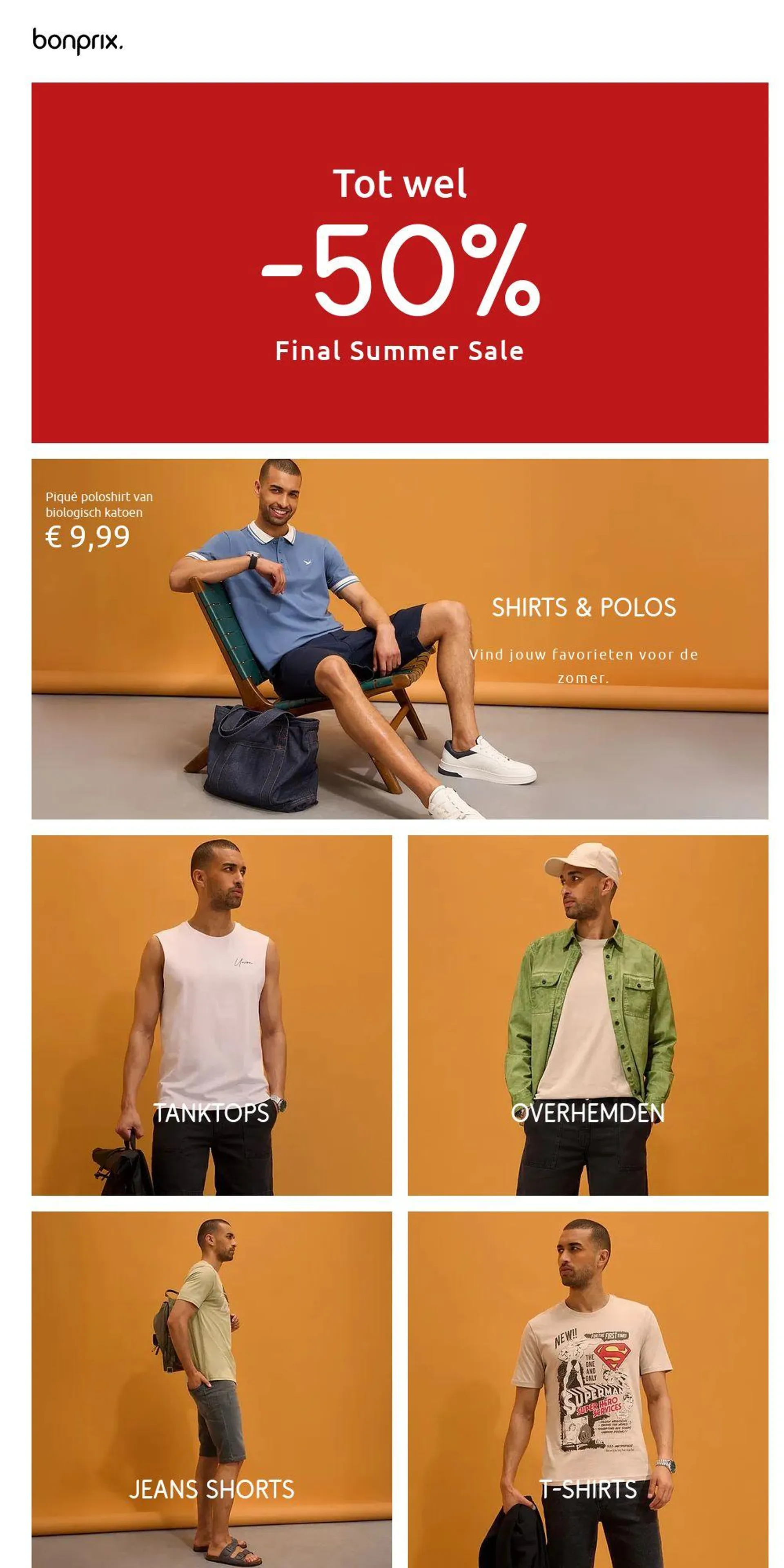 Bonprix Actuele folder van 28 juli tot 3 augustus 2025 - Folder pagina 1
