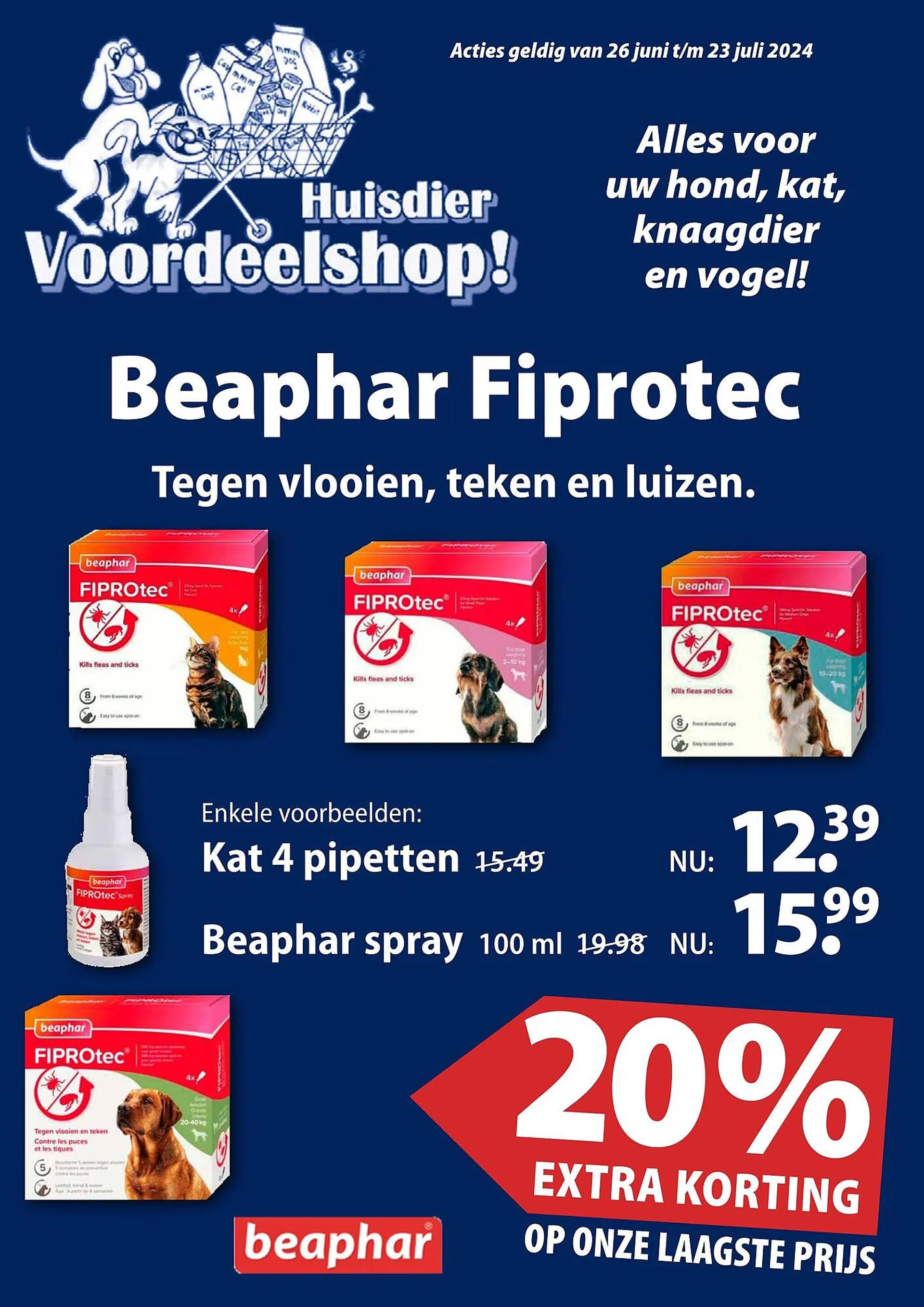 Huisdier Voordeelshop folder - 1