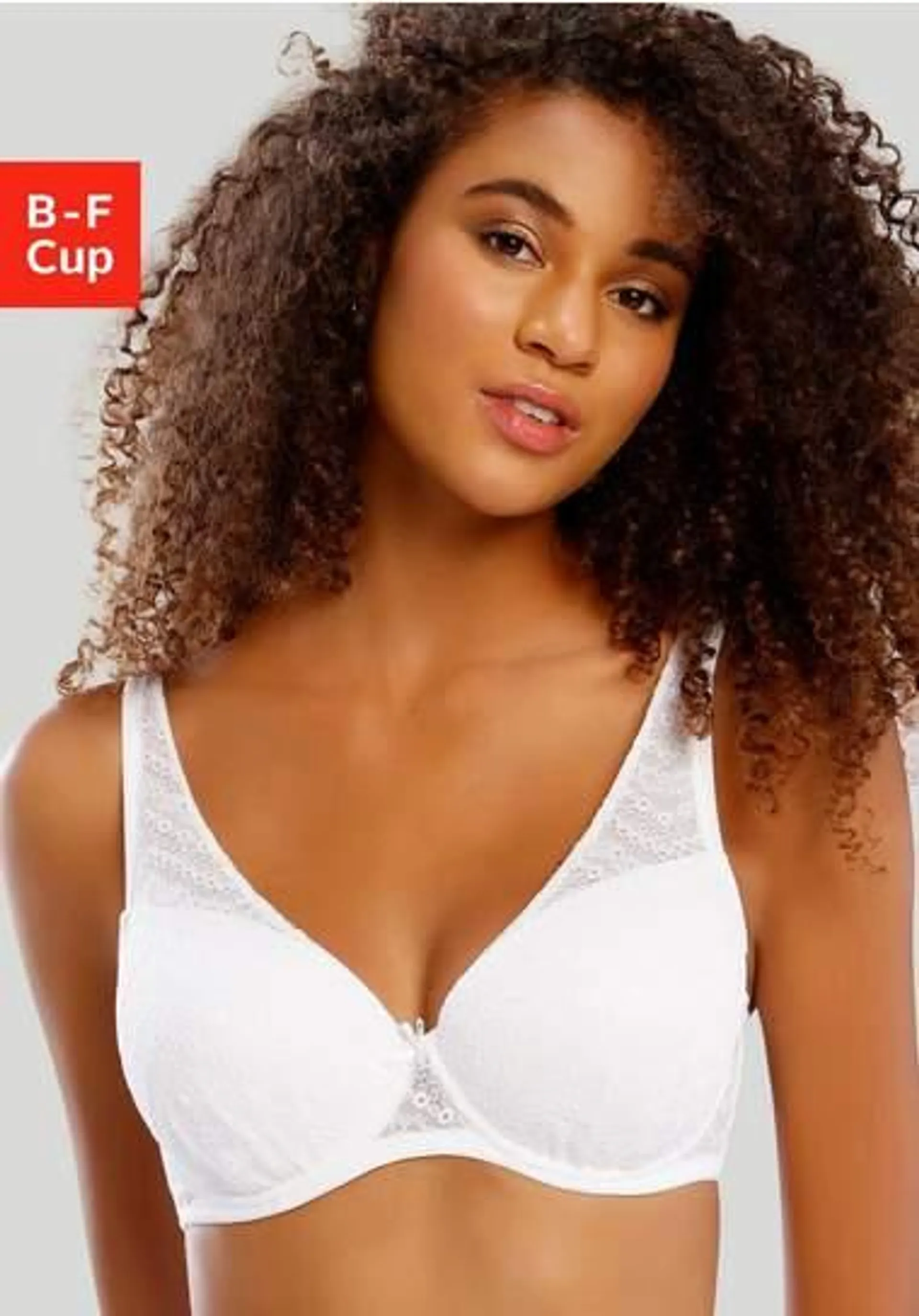 Lascana Bh met steuncups met beugel en drie draagvarianten, dessous