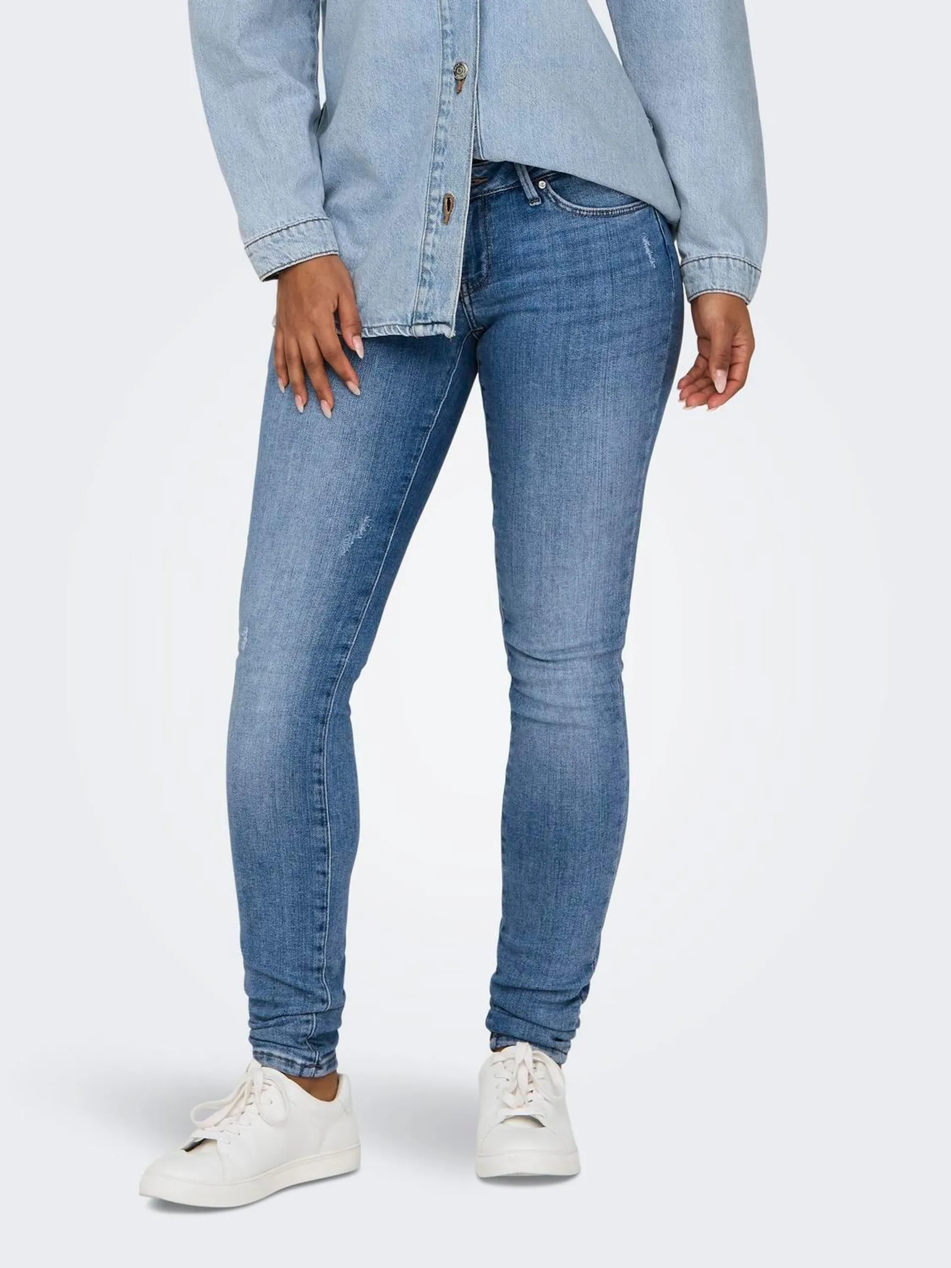 Skinny Fit Superlav midje Jeans