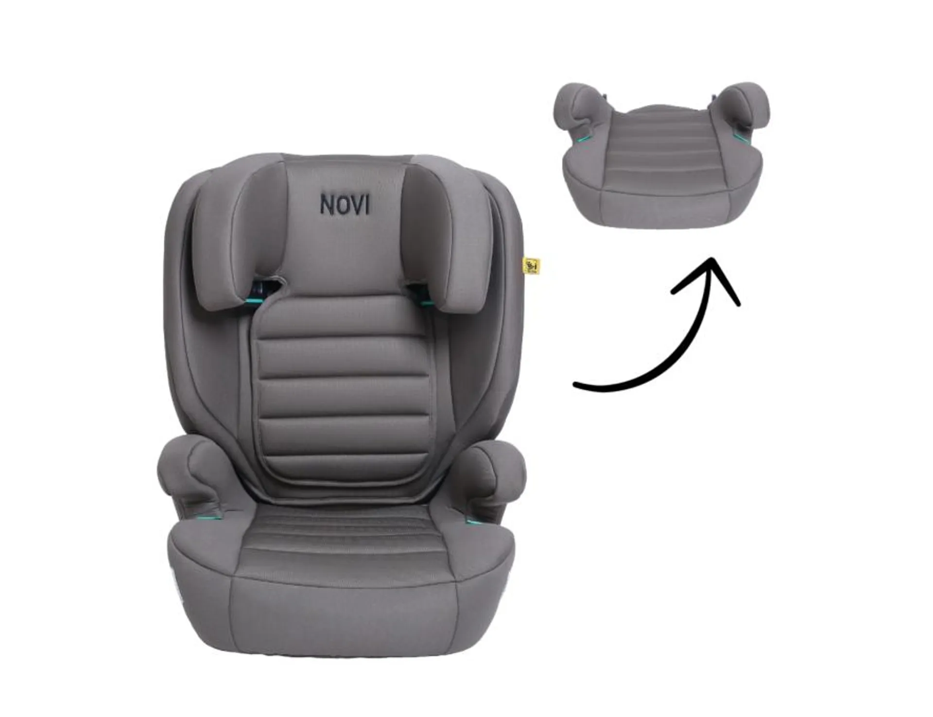 Autostoel Novi Baby® James Premium i-Size Gordel Dark Taupe