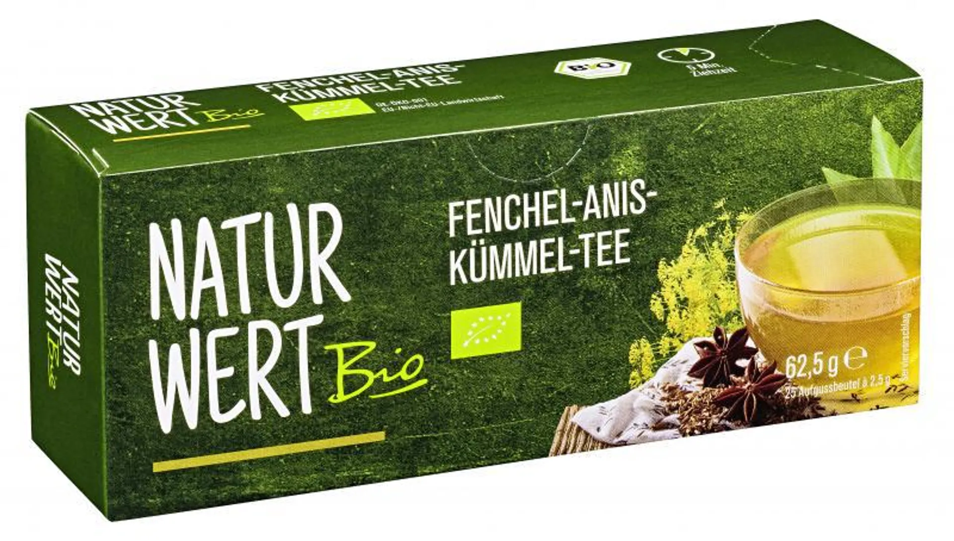 NaturWert Bio Fenchel-Anis-Kümmel-Tee