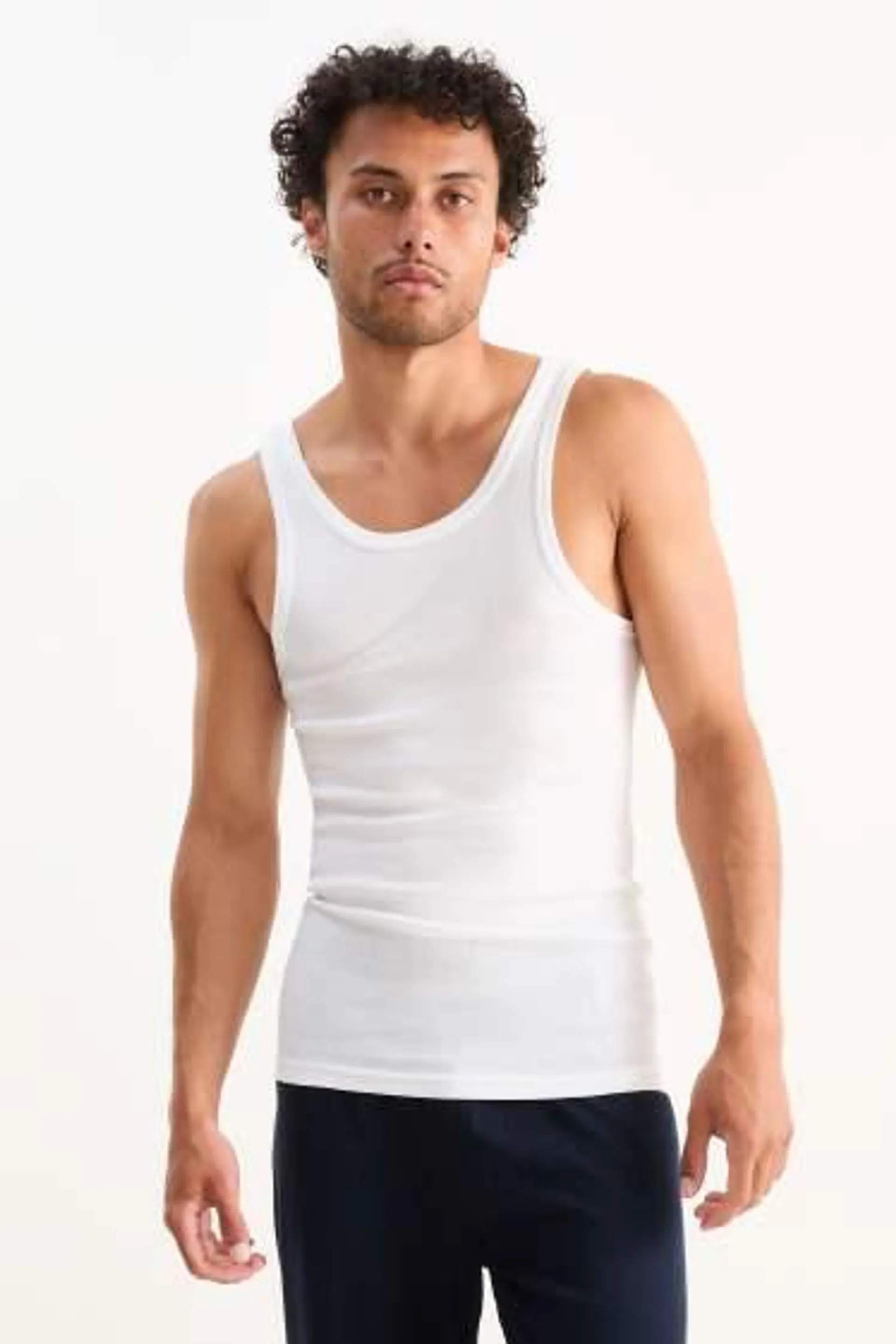 Multipack of 3 - vest - skinny rib