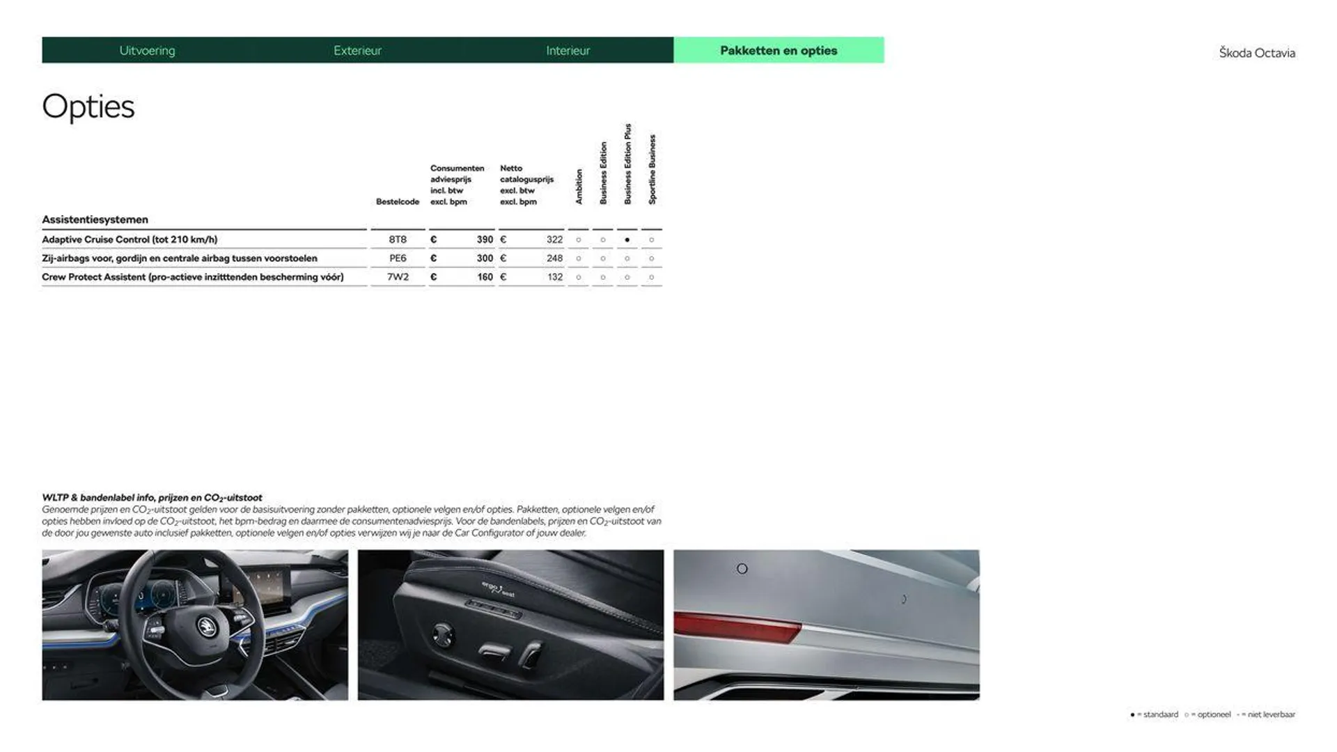 Škoda Octavia Combi prijslijst per 1 januari 2024 van 6 maart tot 6 maart 2025 - Folder pagina 19