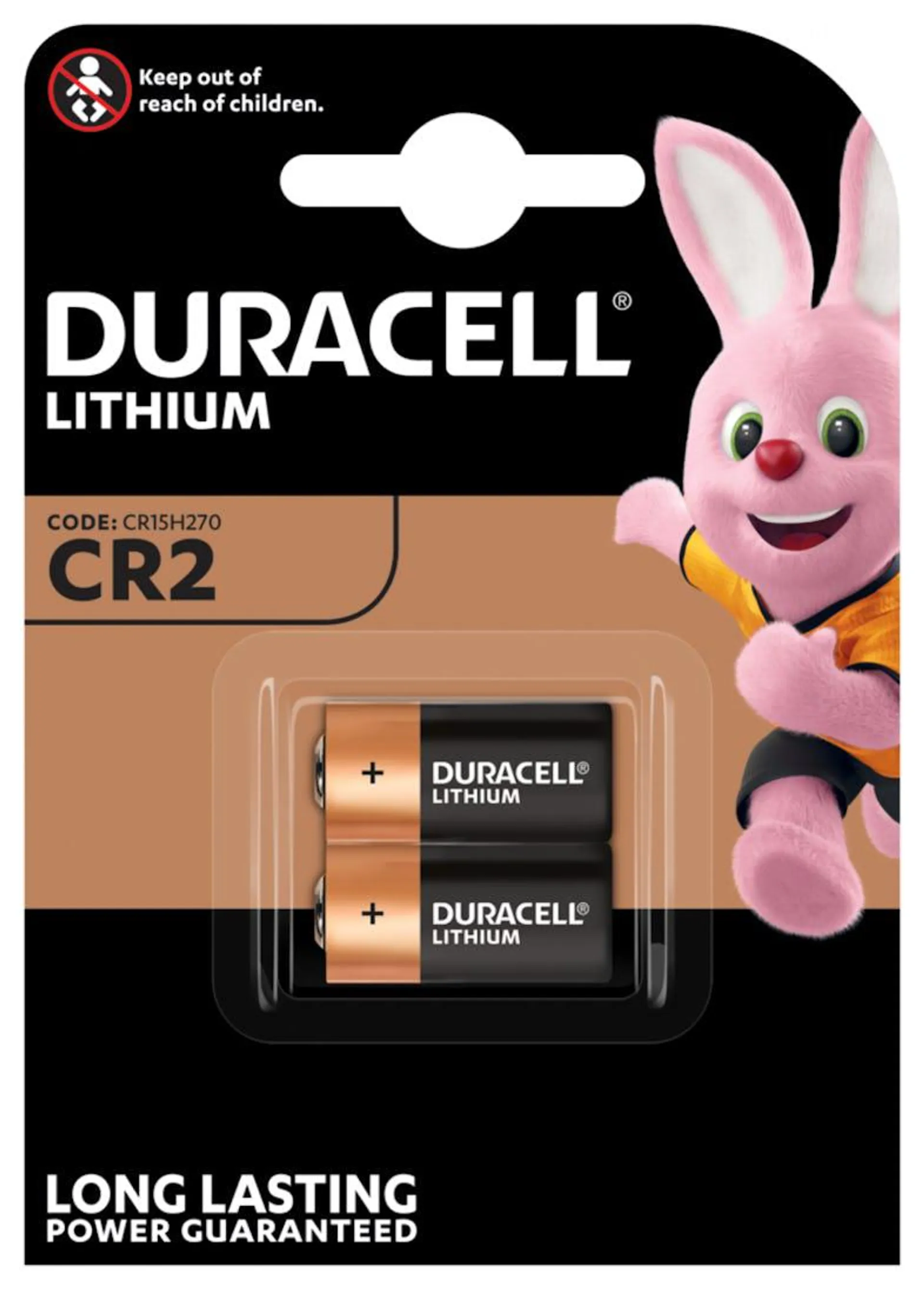 Duracell Ultra Lithium CR2, blister van 2 stuks