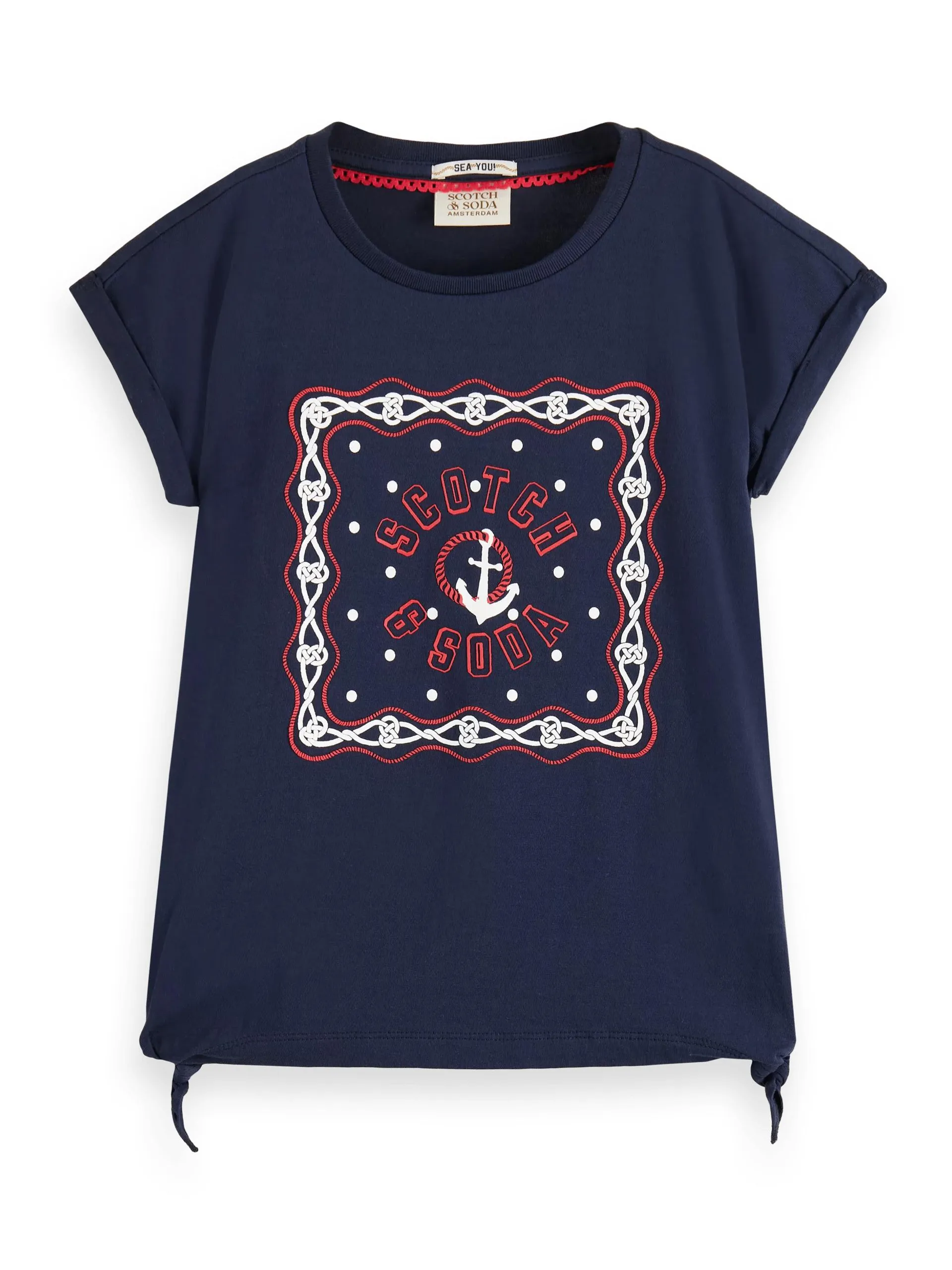 Maritiem T-shirt met korte mouwen