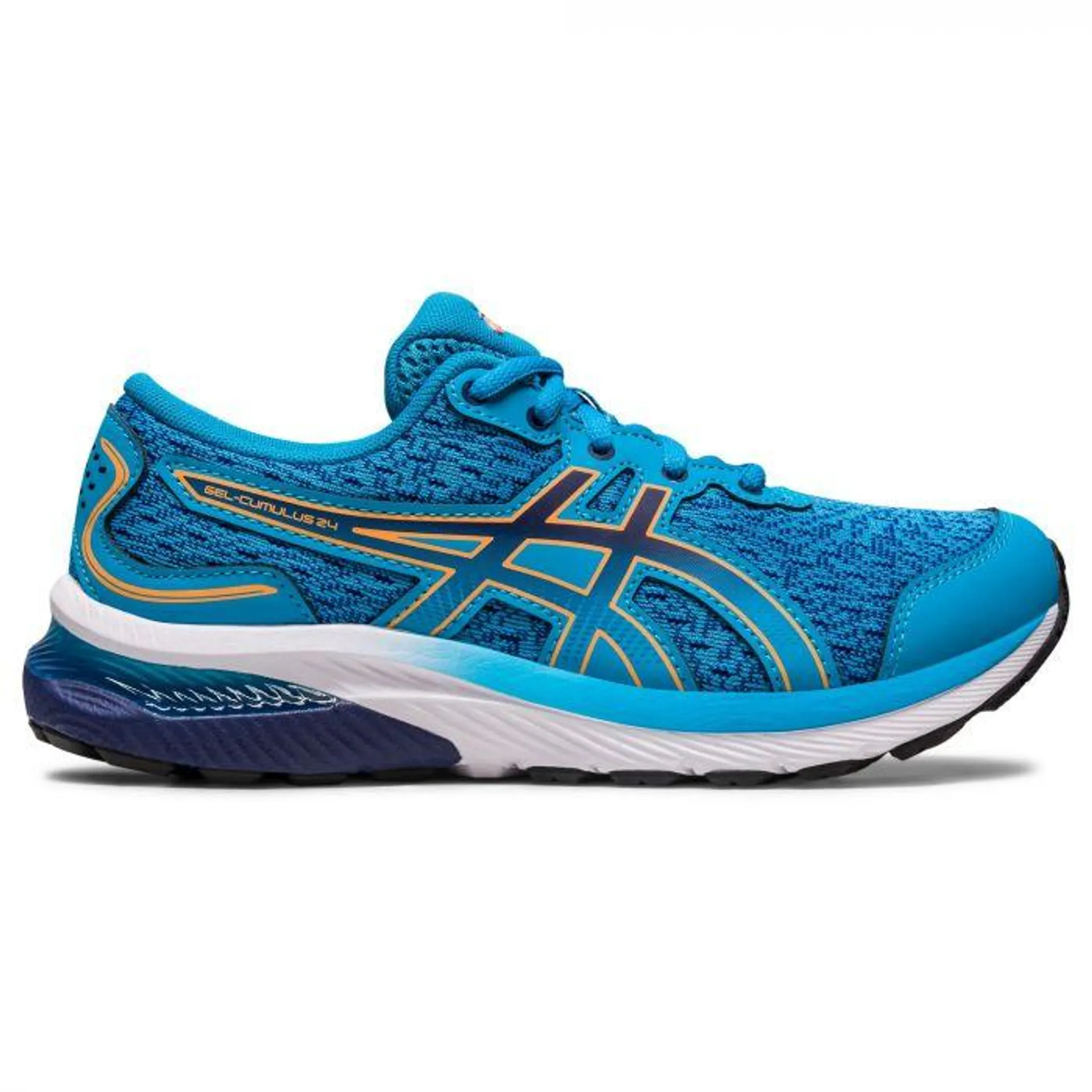 Asics Gel-Cumulus 24 Grade School 1014A270 hardloopschoenen junior island blue sun peach