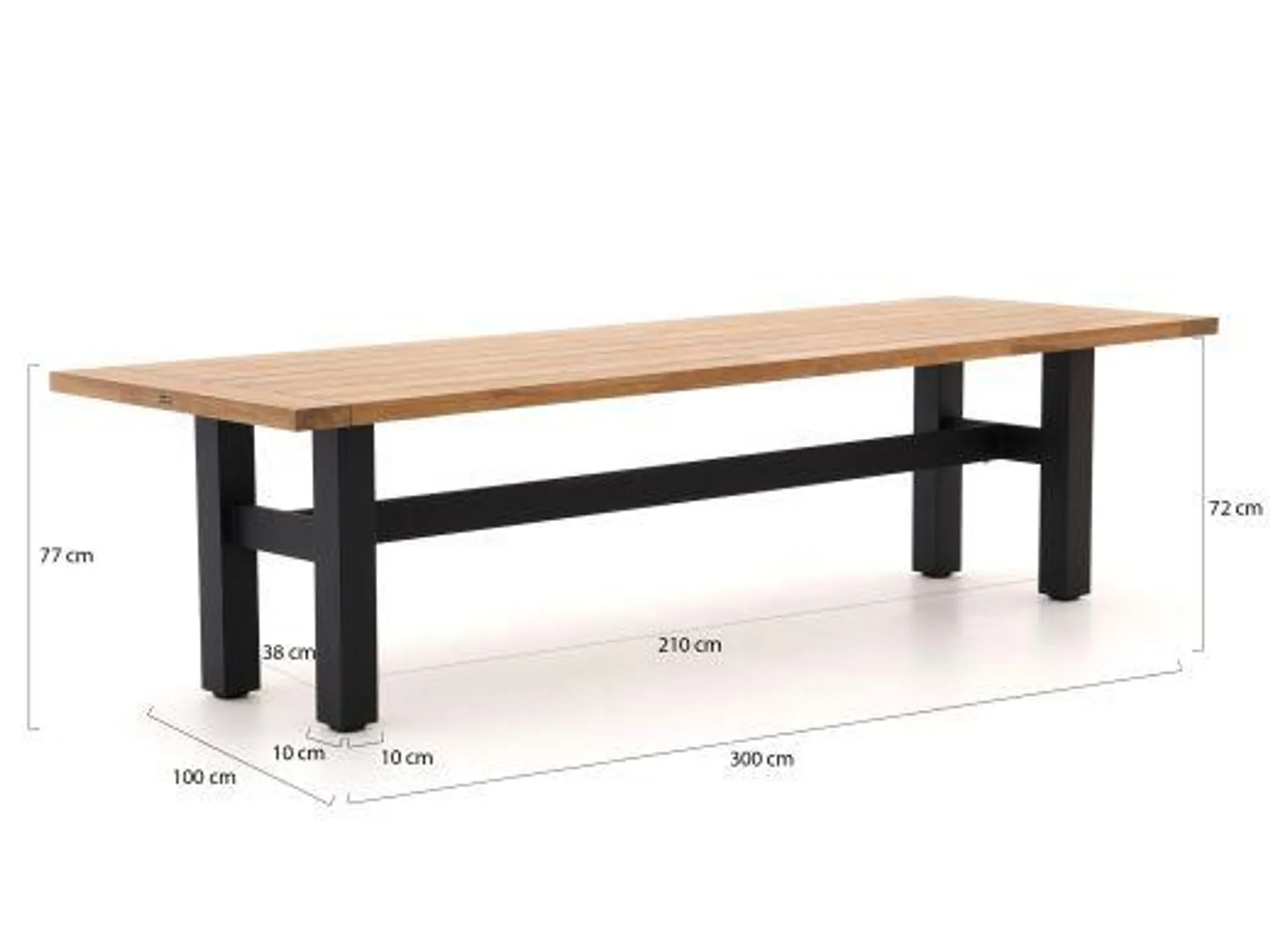 Hartman Delphine/Yasmani 300cm dining tuinset 9-delig