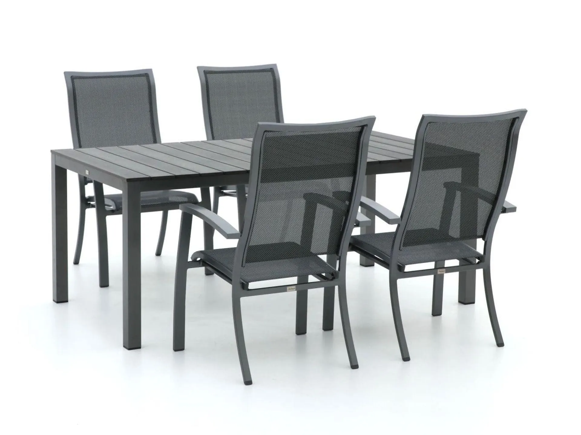 Bellagio Lugo/Fidenza 183cm dining tuinset 5-delig stapelbaar