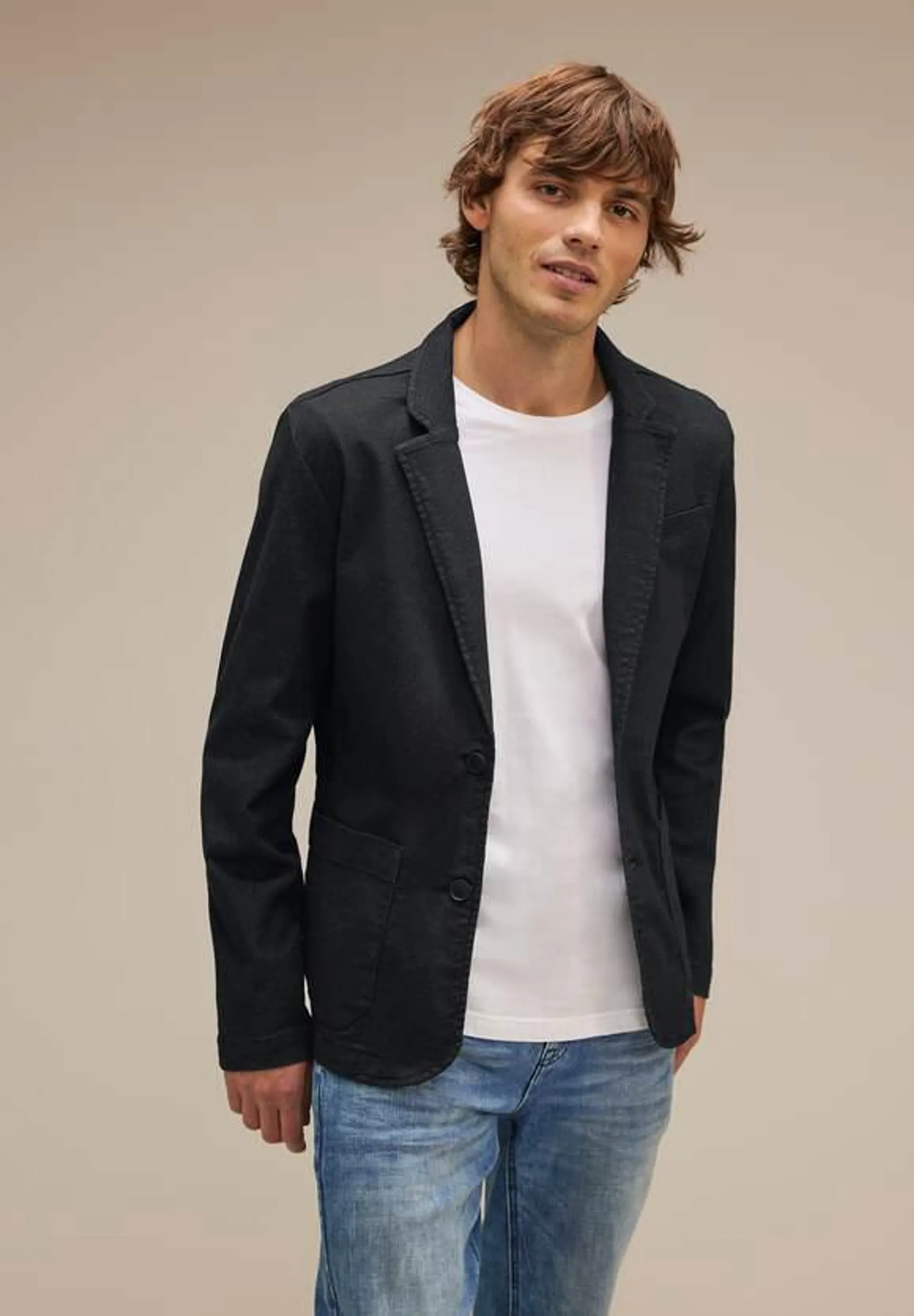 Garment dye blazer