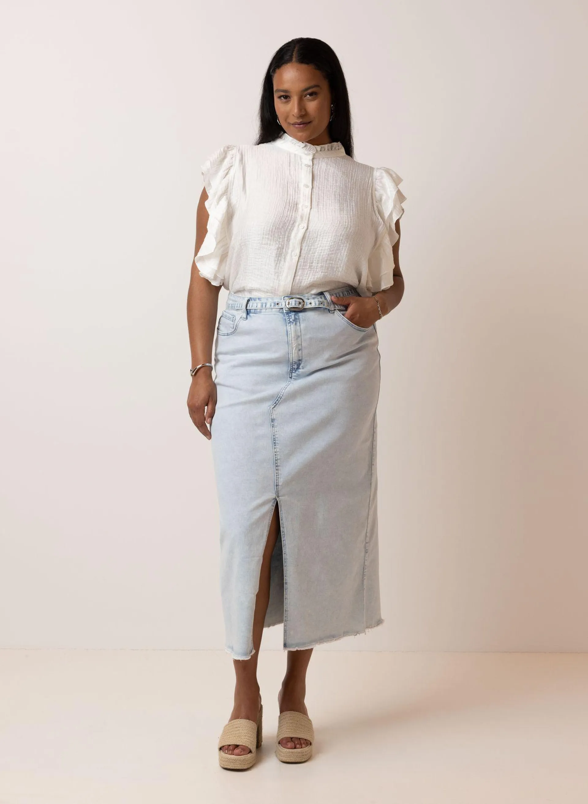 Off-white blouse