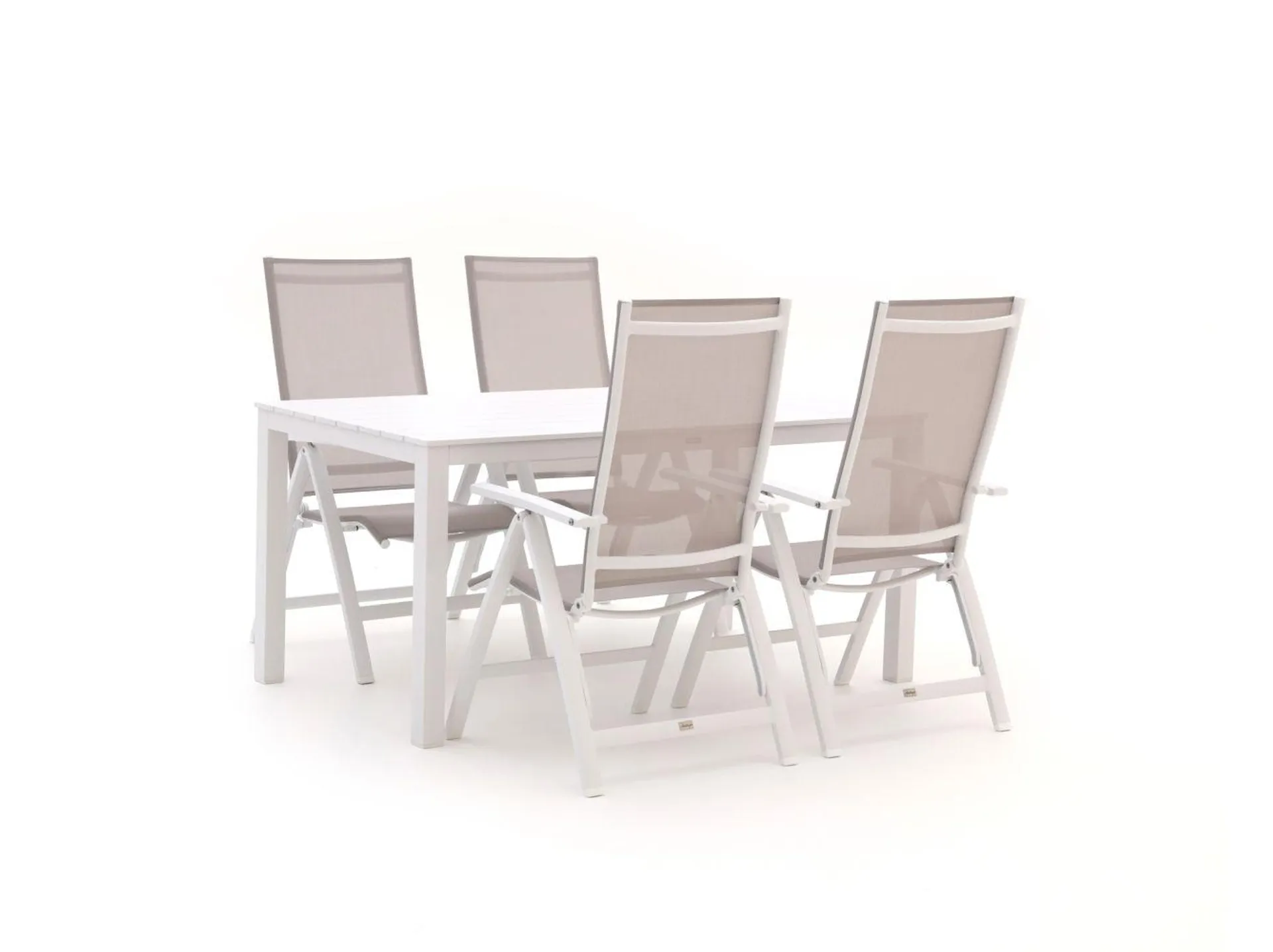 Bellagio Avenza/Menzano 160cm dining tuinset 5-delig verstelbaar