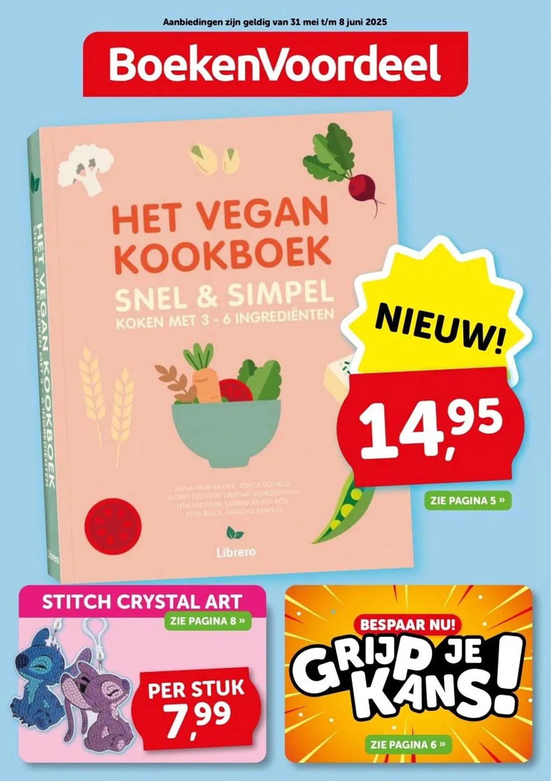 Boekenvoordeel folder van 31 mei tot 8 juni 2025 - Folder pagina 1
