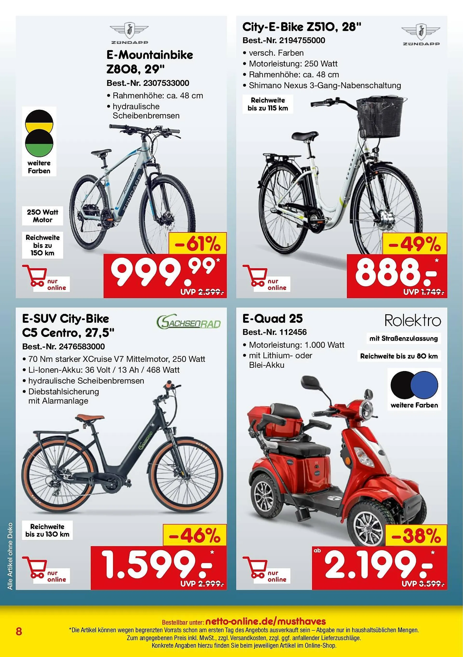 Netto Marken-Discount DE folder van 31 oktober tot 31 december 2024 - Folder pagina 8