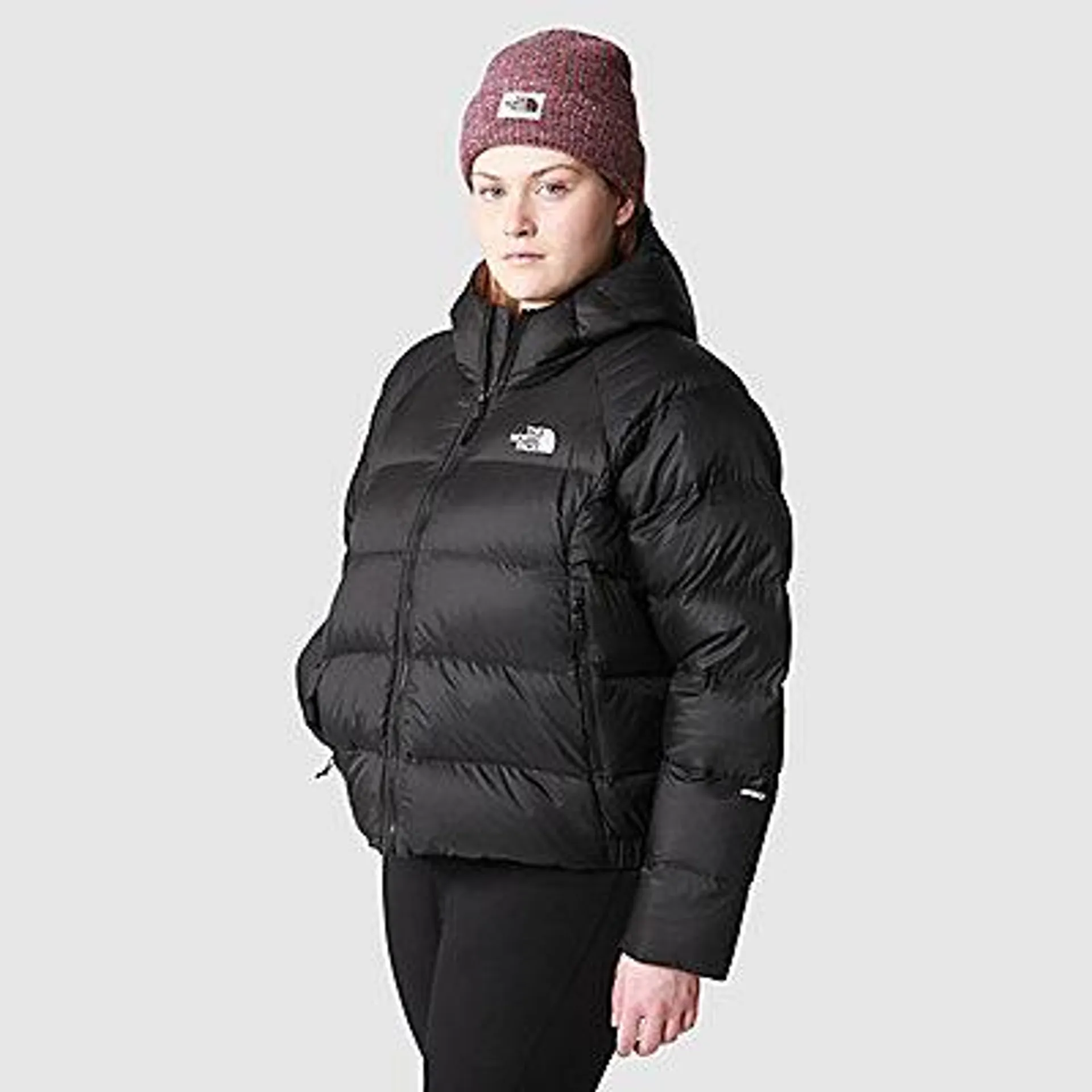 Plus Size Hyalite-donsjas met capuchon voor dames