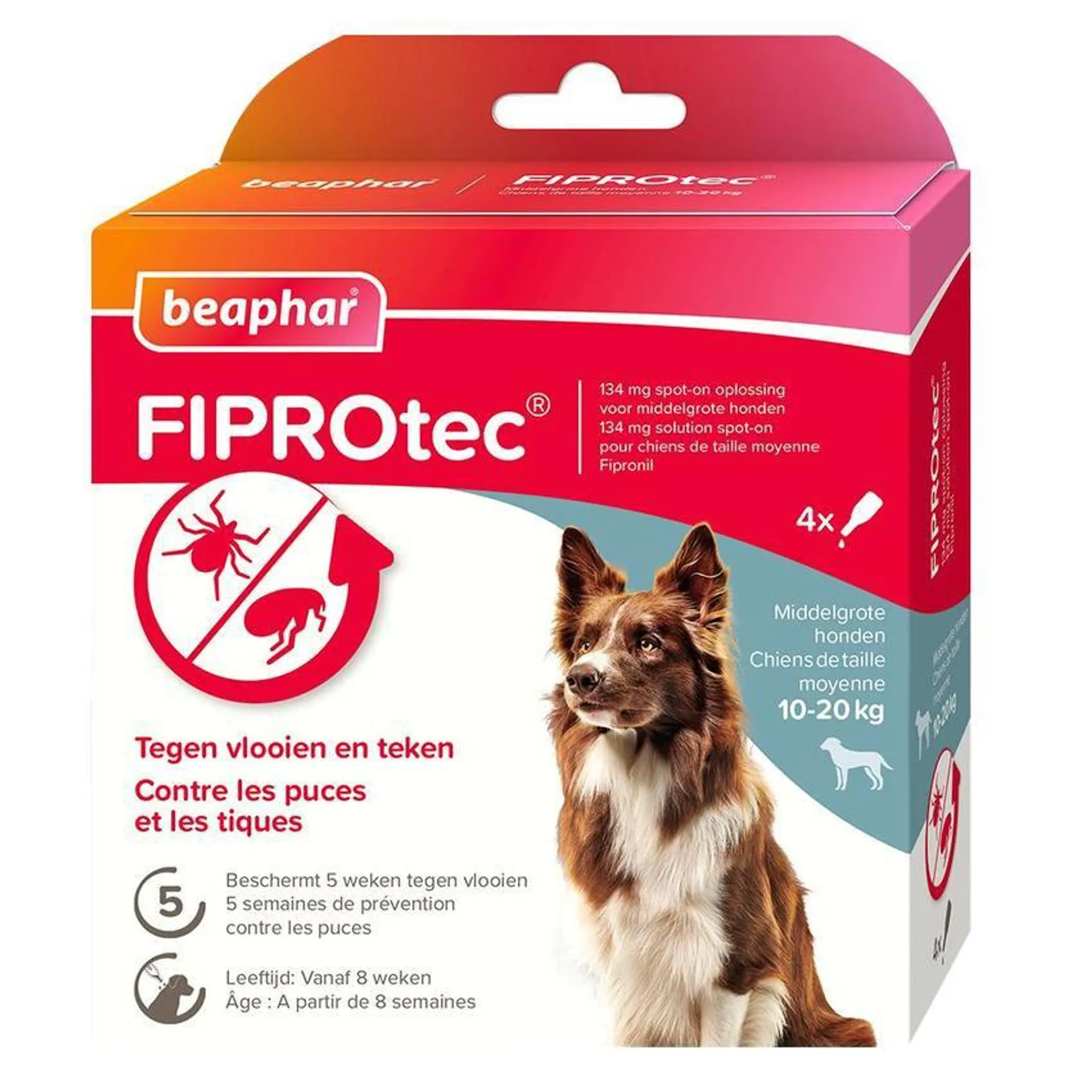 BEAPHAR Fiprotec hond 10-20kg 4pip