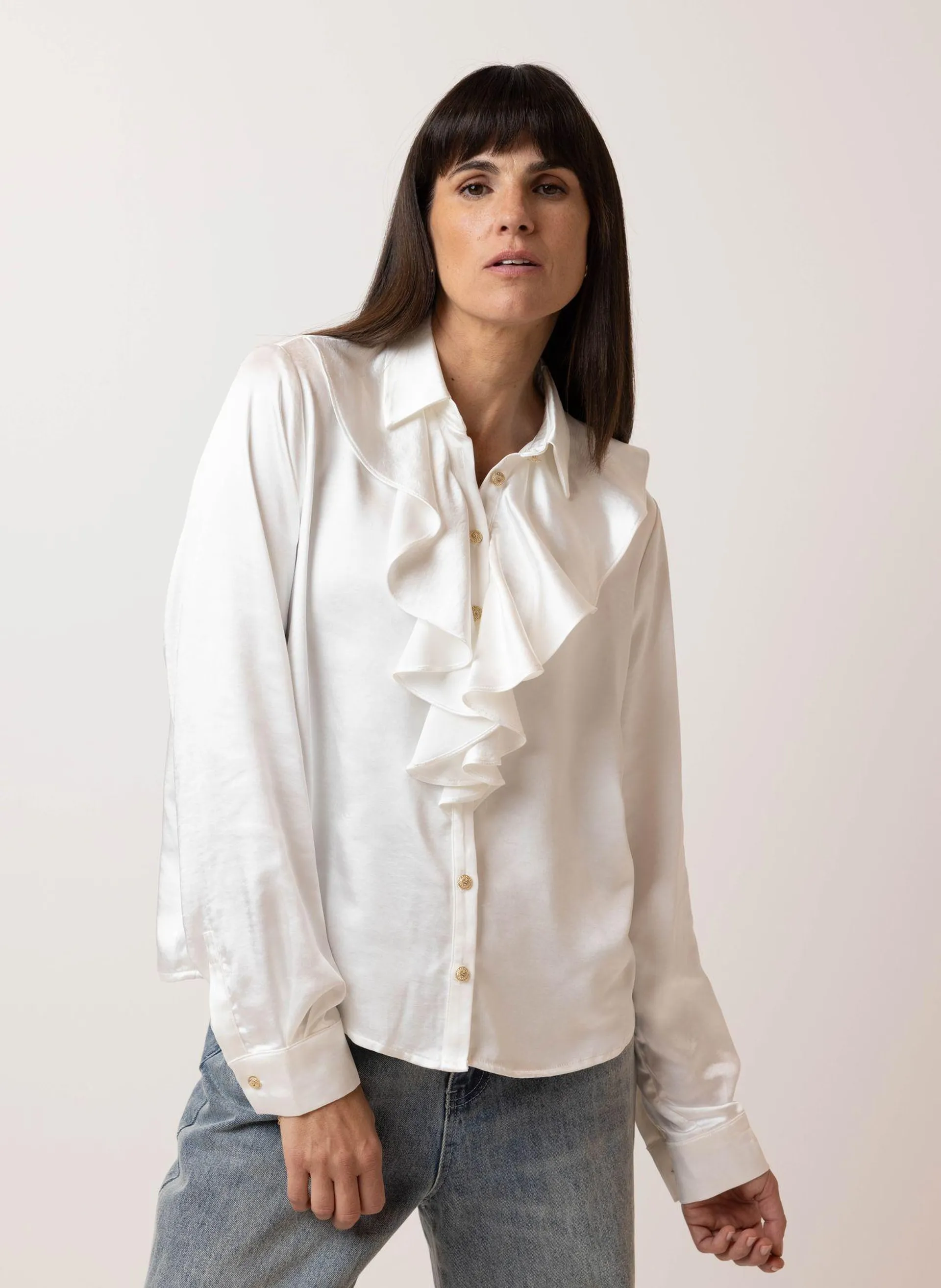 Ecru blouse