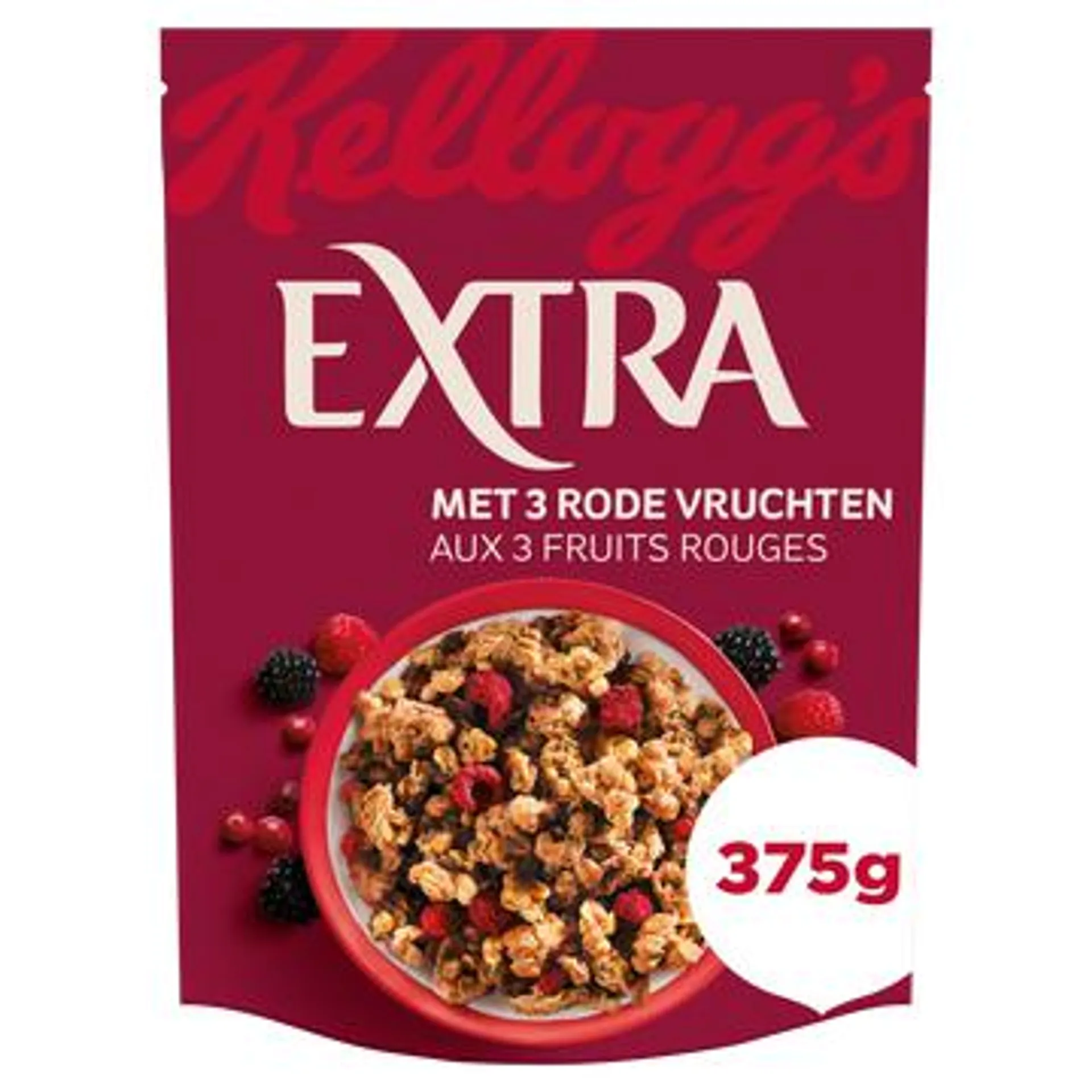 Kellogg's Extra rood fruit krokante muesli 375g