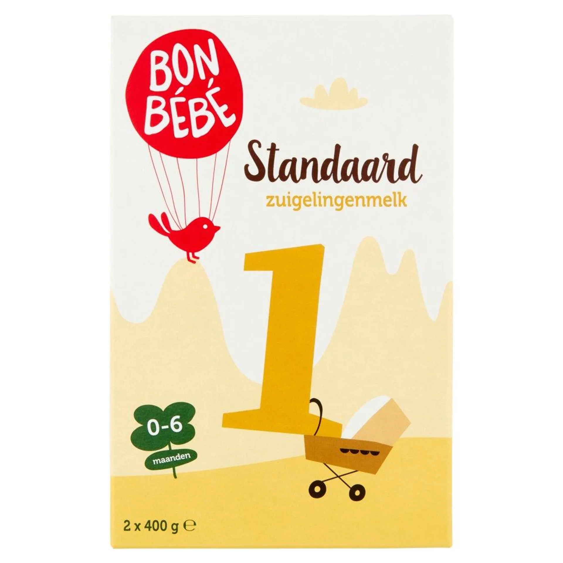 Bonbébé Standaard 1 Zuigelingenmelk 0-6 Maanden 2 x 400 g