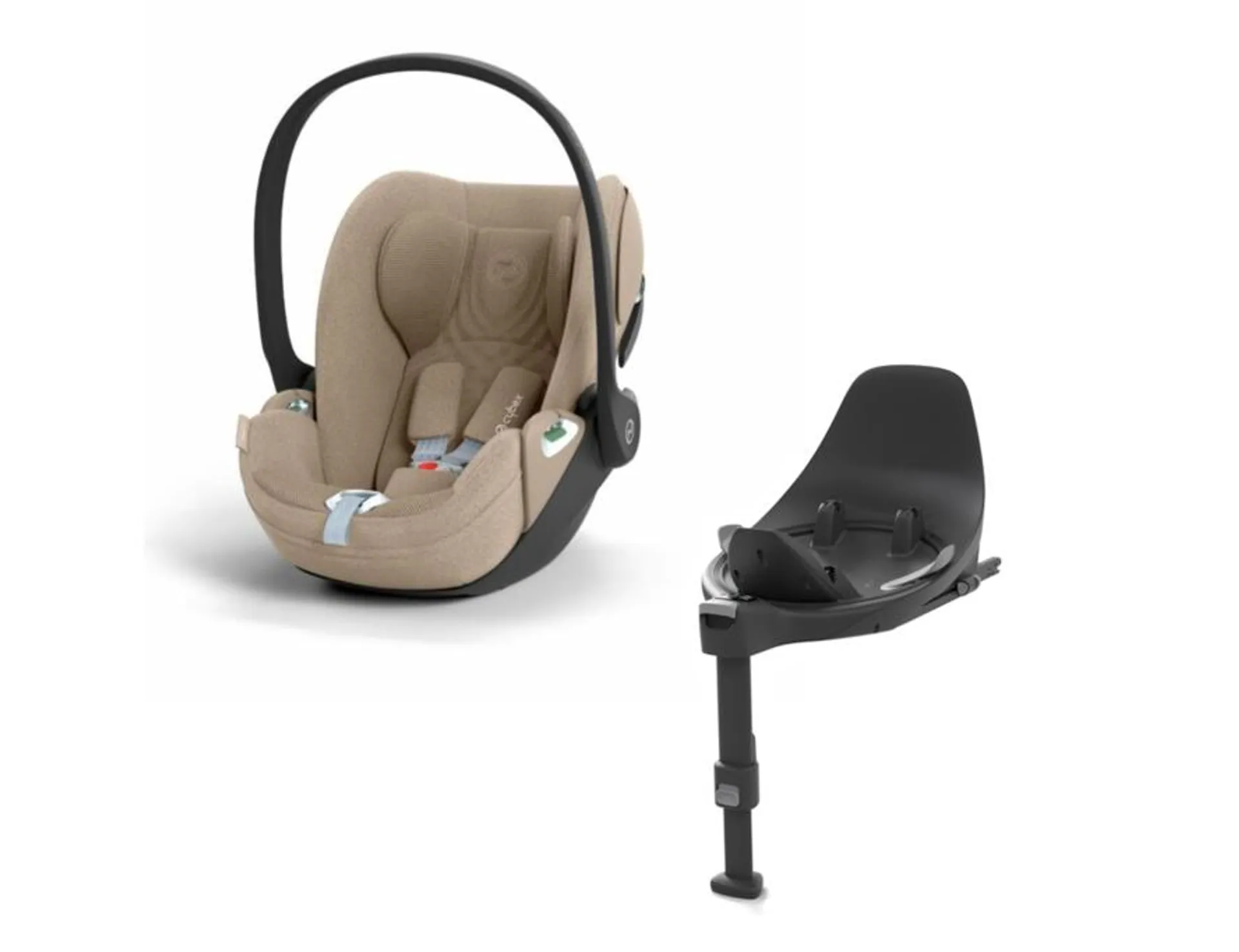 Autostoel Cybex Cloud T I-Size Plus Cozy Beige met Base T