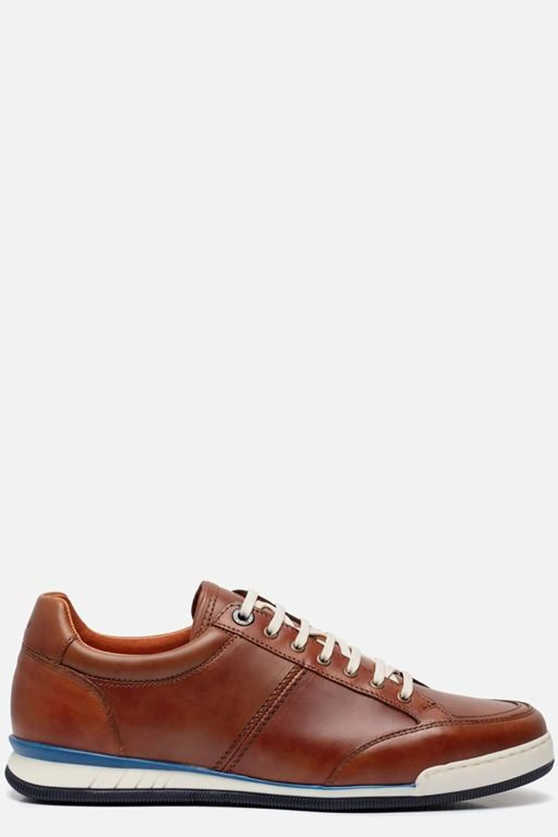 Magnus Sneakers cognac Leer