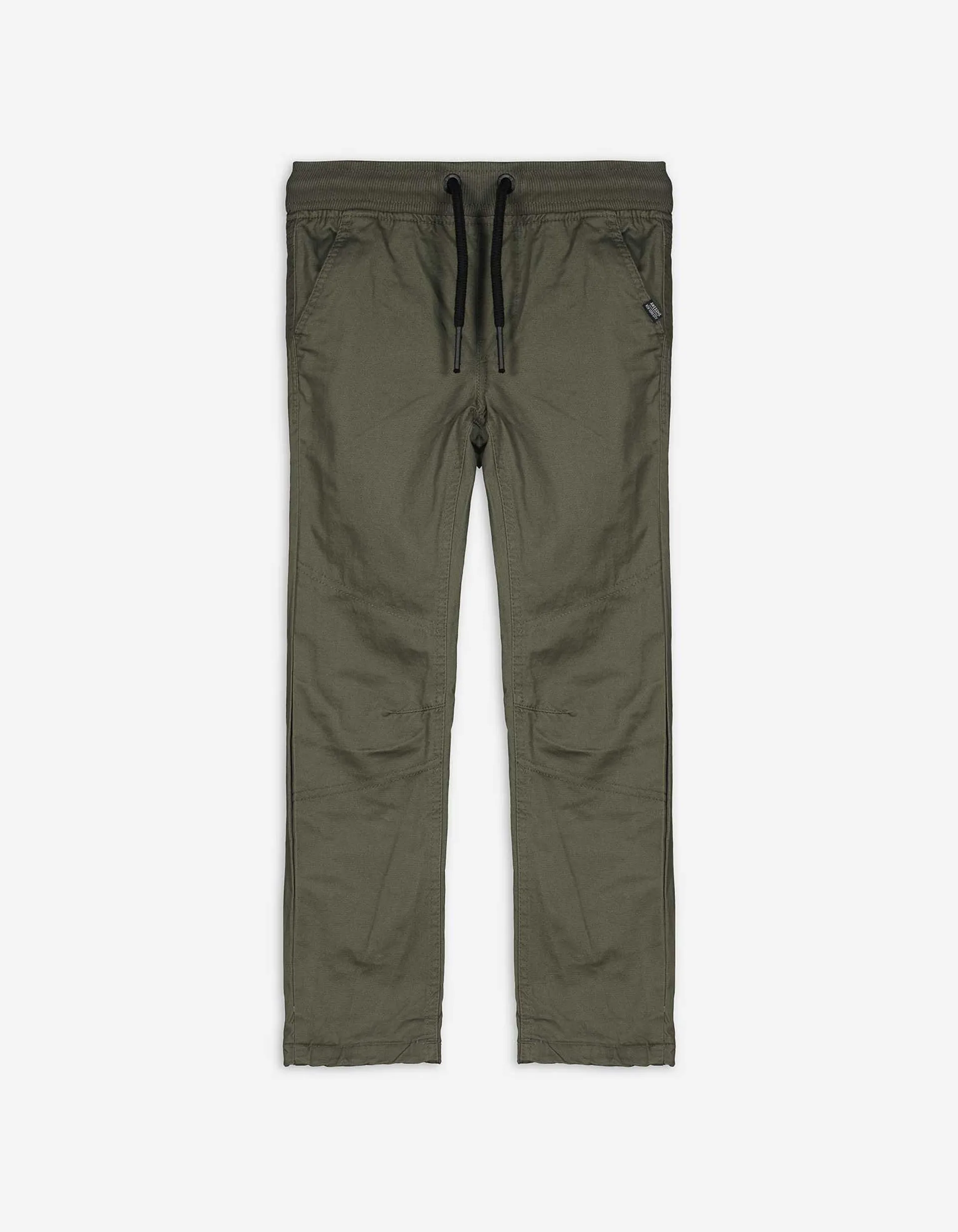 Pantaloni jogging - Efect termic - Verde inchis