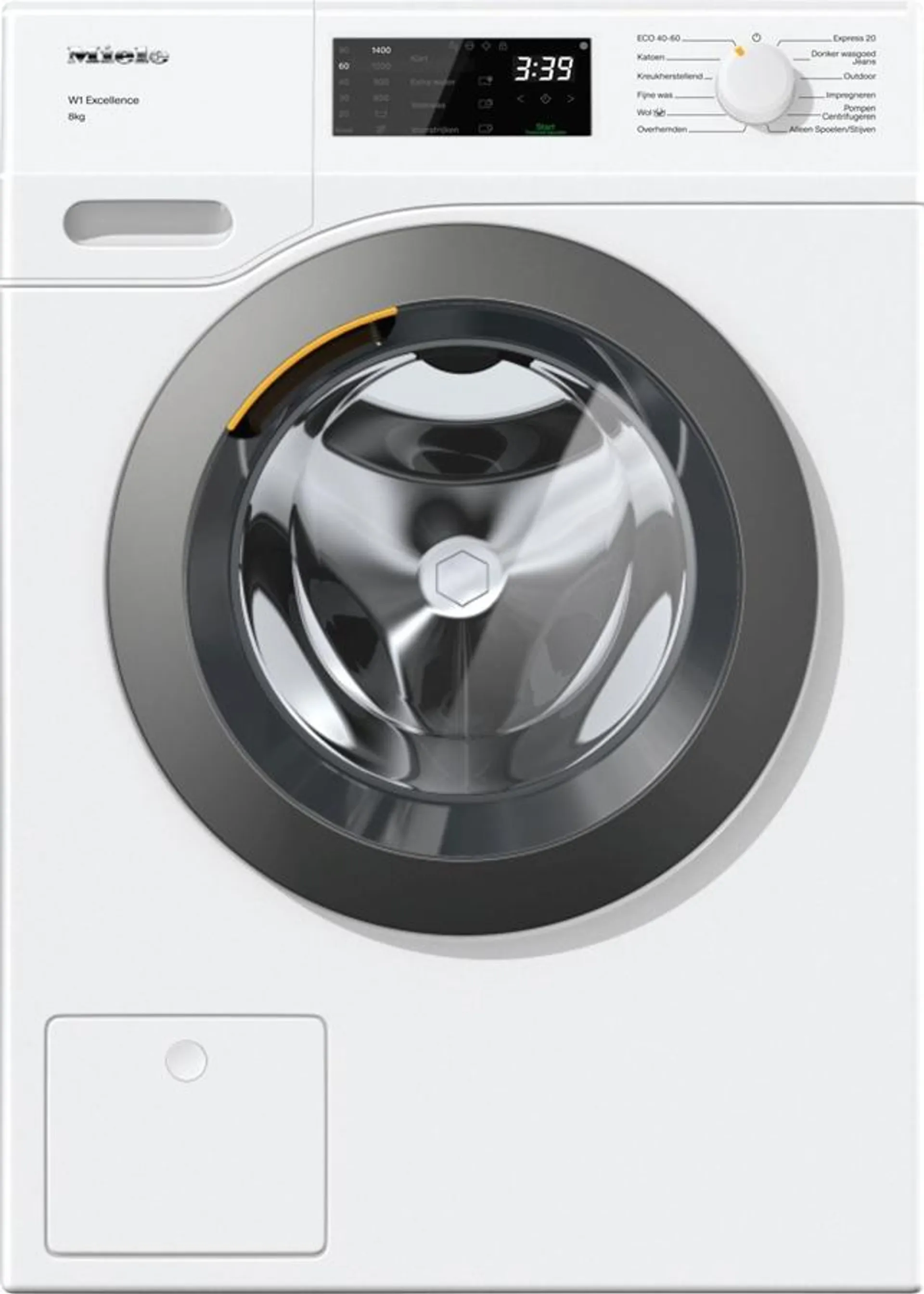 Miele WED 035 WPS Excellence W1 ChromeEdition wasmachine