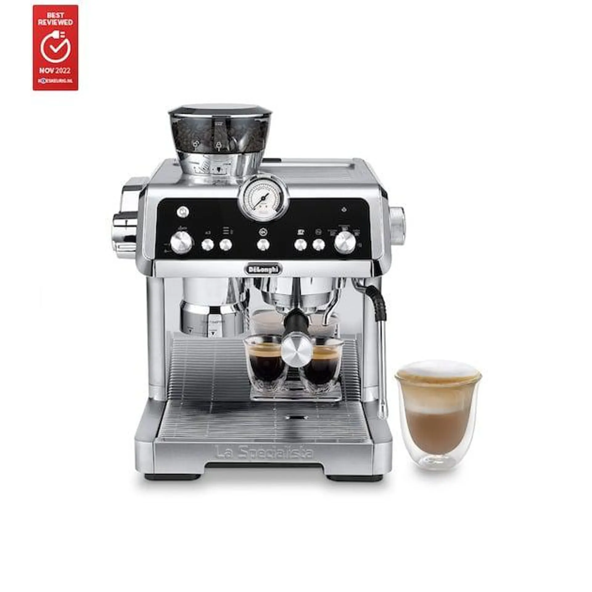 DeLonghi EC9355.M La Specialista Prestigio Rvs/zilver