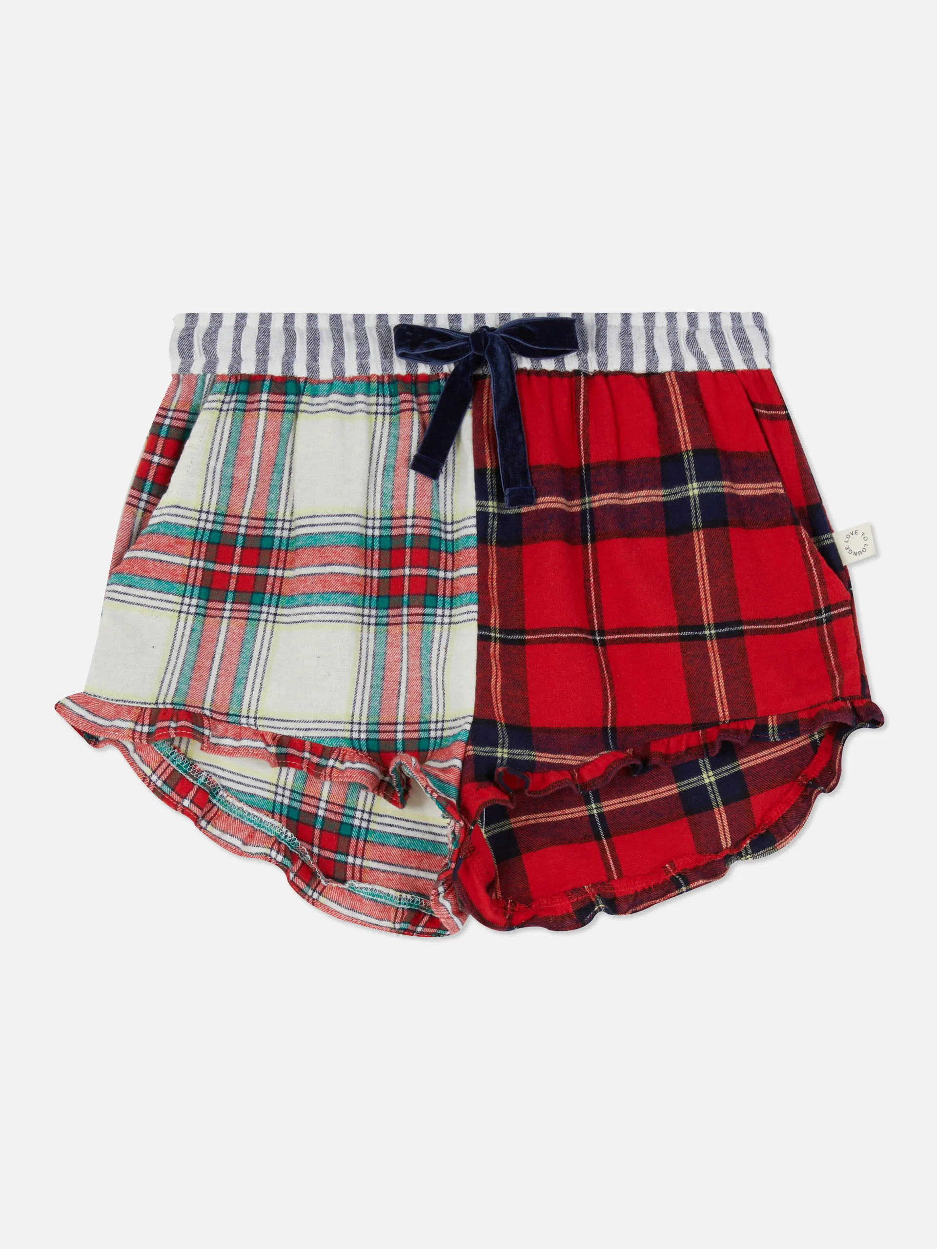 Flannel Check Shorts