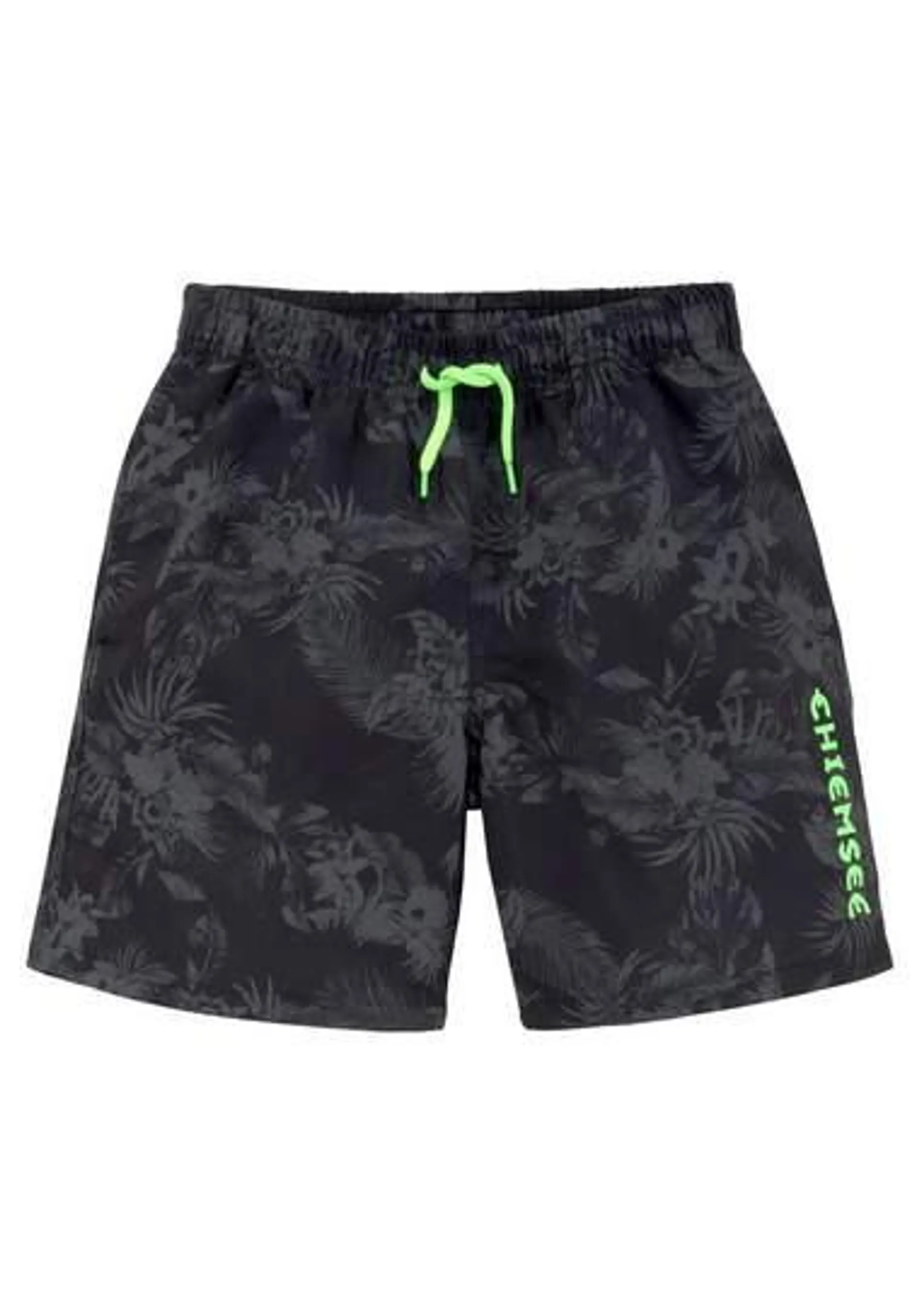 Chiemsee Zwemshort Esra Kids met contrastkleurige logoprint