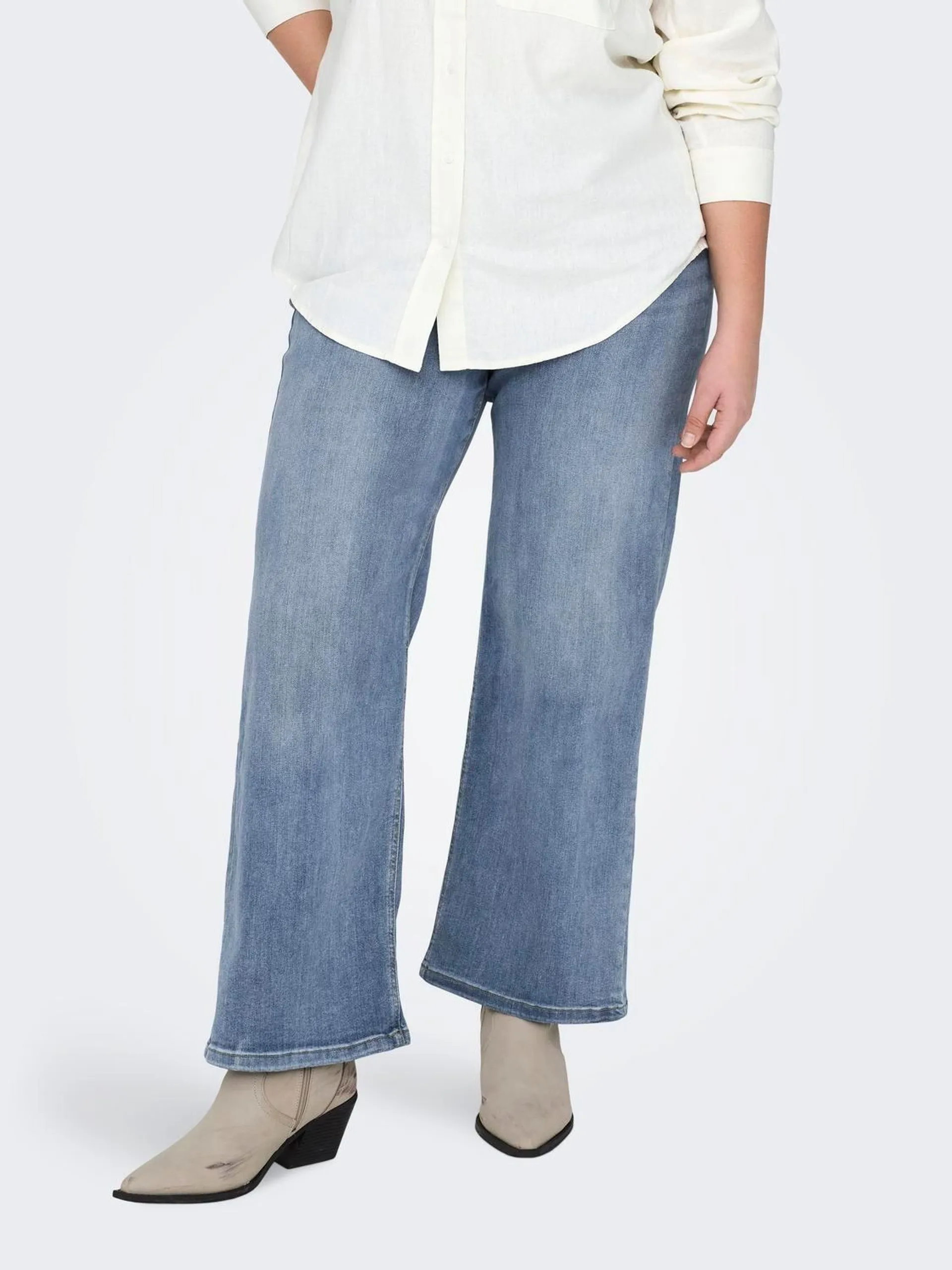 CAREmmy High Waist Wide Jeans