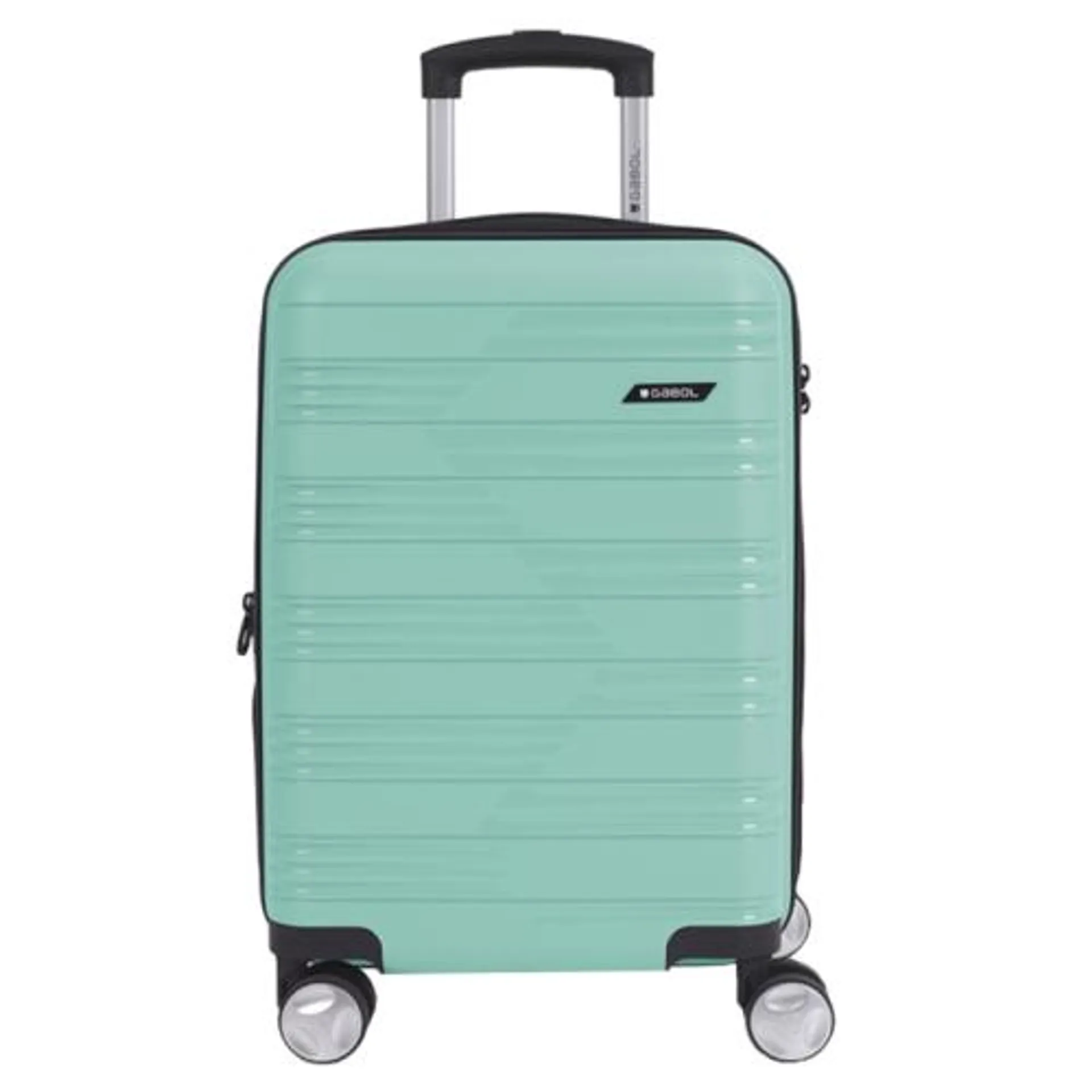 Harde Handbagage Koffer / Trolley / Reiskoffer 55x35x21 cm Advance Lichtgroen