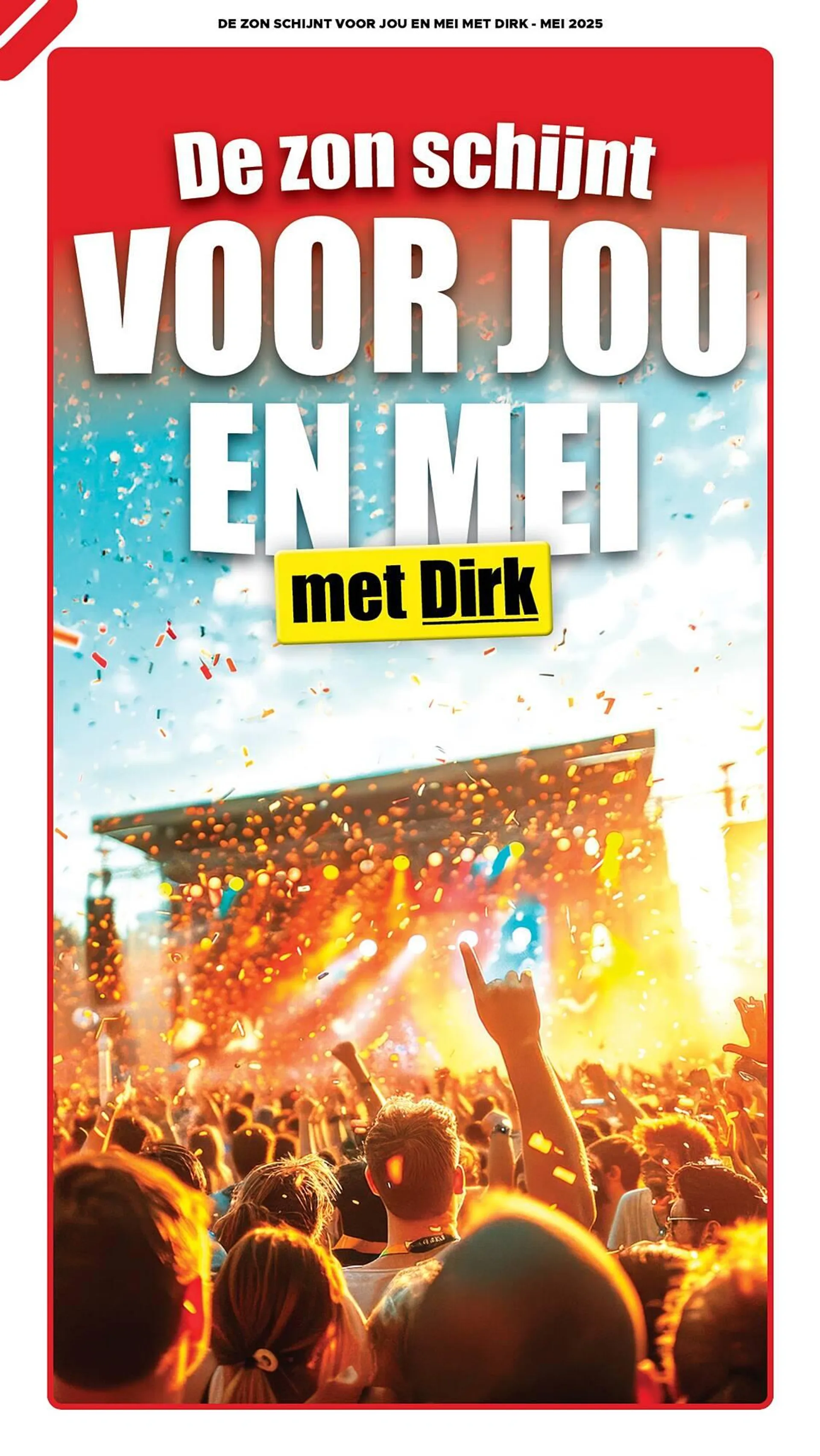 Dirk folder van 1 mei tot 31 mei 2025 - Folder pagina 1