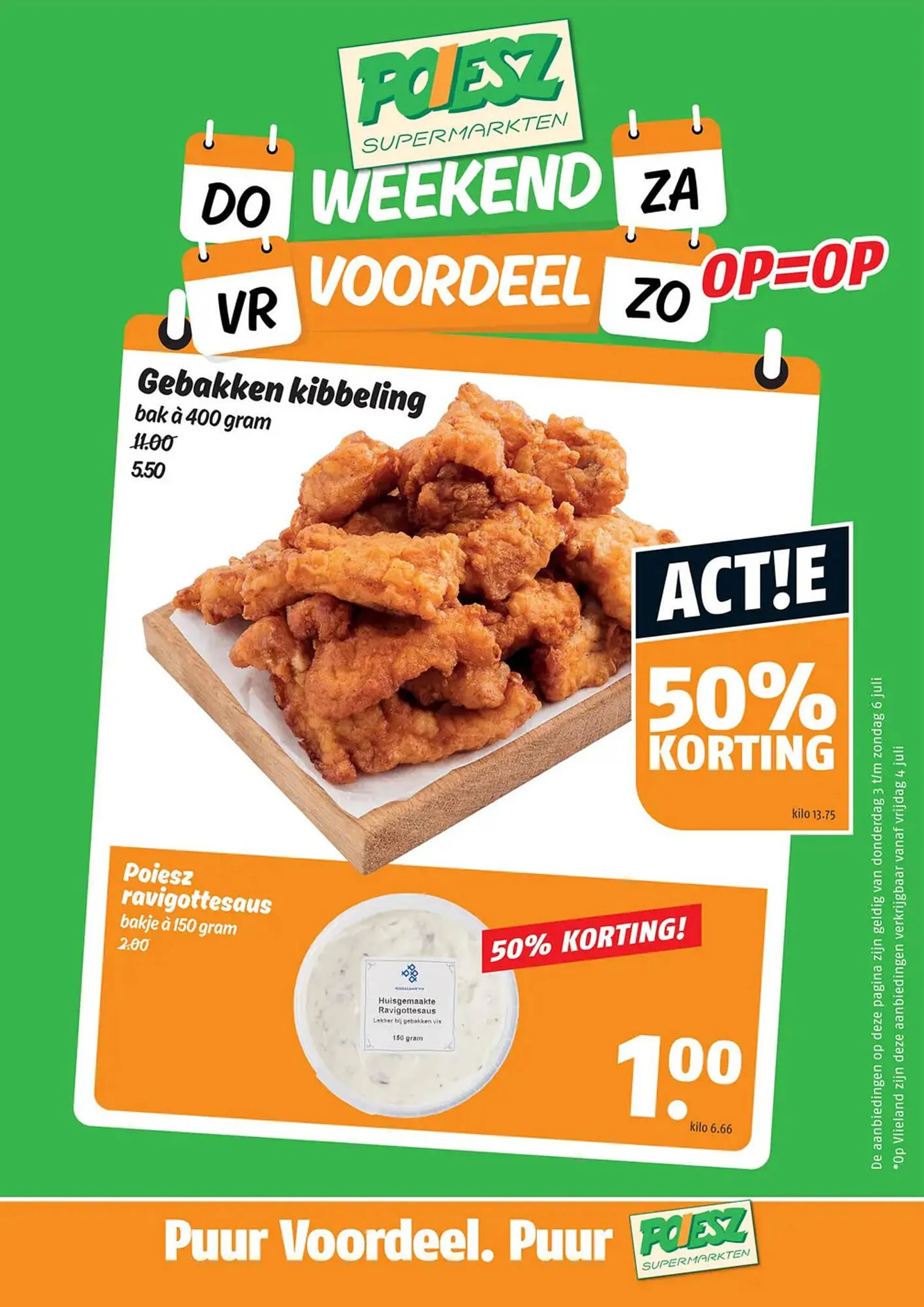 Poiesz folder van 3 juli tot 6 juli 2025 - Folder pagina 1