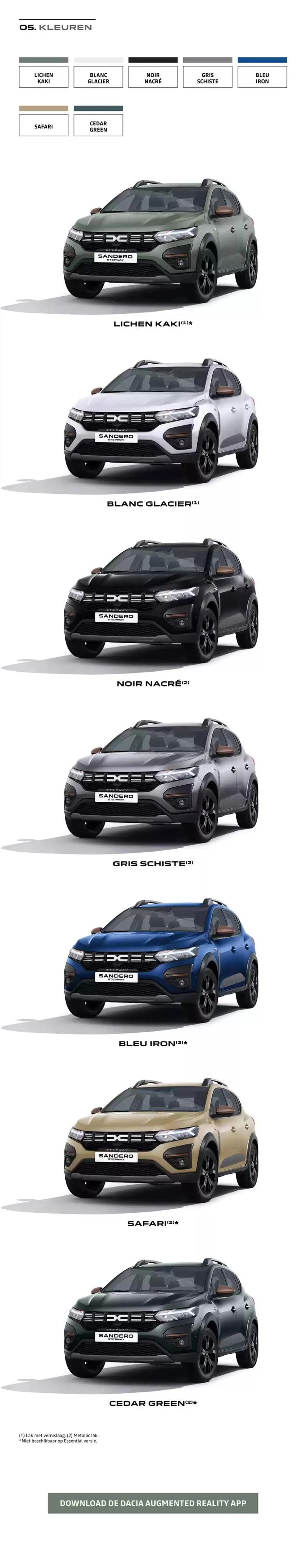 Dacia Sandero Stepway  van 28 november tot 30 juni 2025 - Folder pagina 9