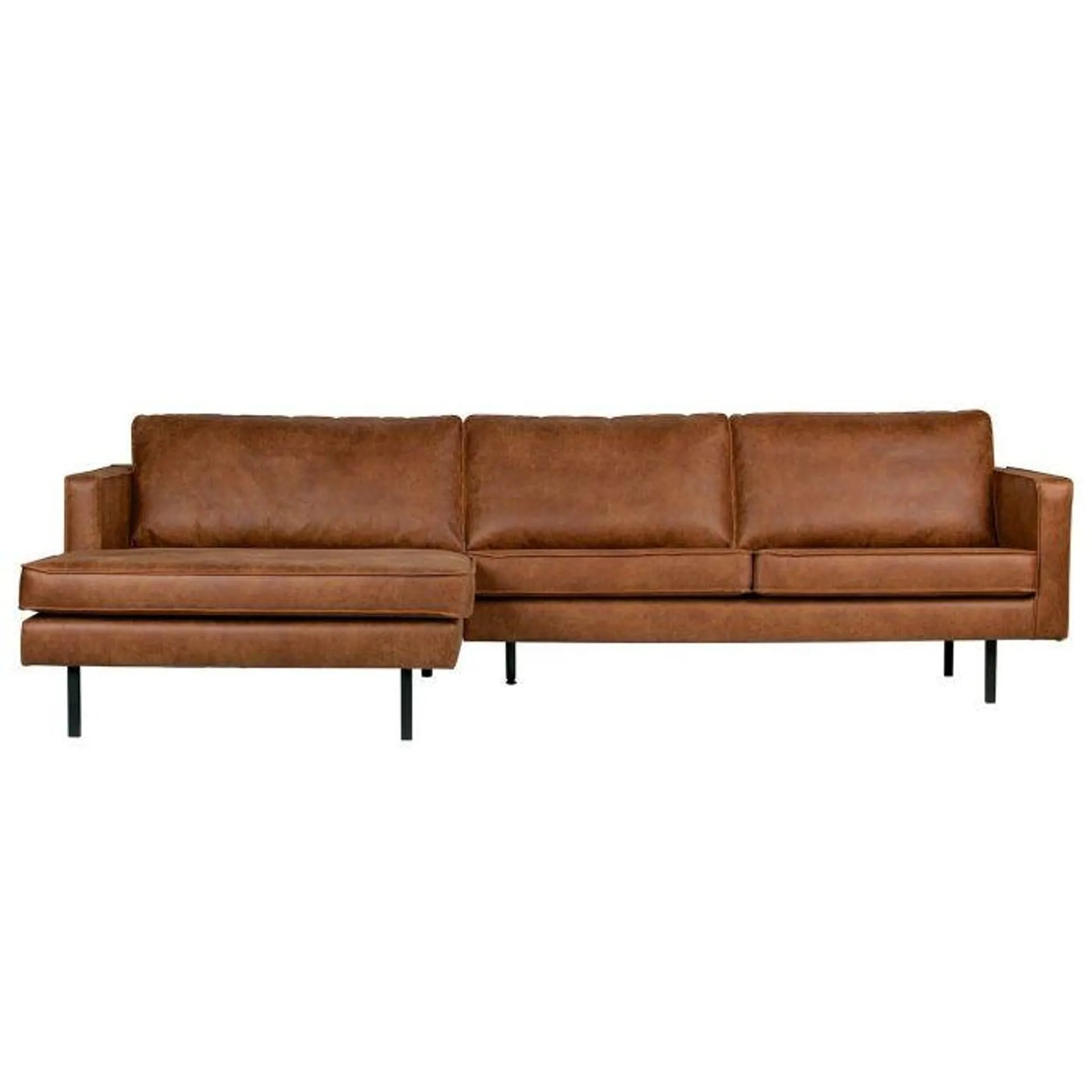 Bank Rodeo Chaise Longue Links Cognac