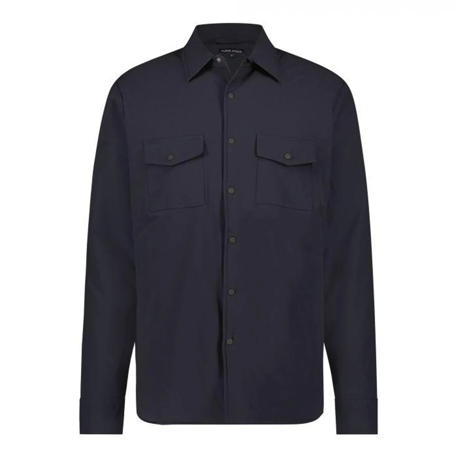 Memphis Overshirt Shirtjacket Donkerblauw