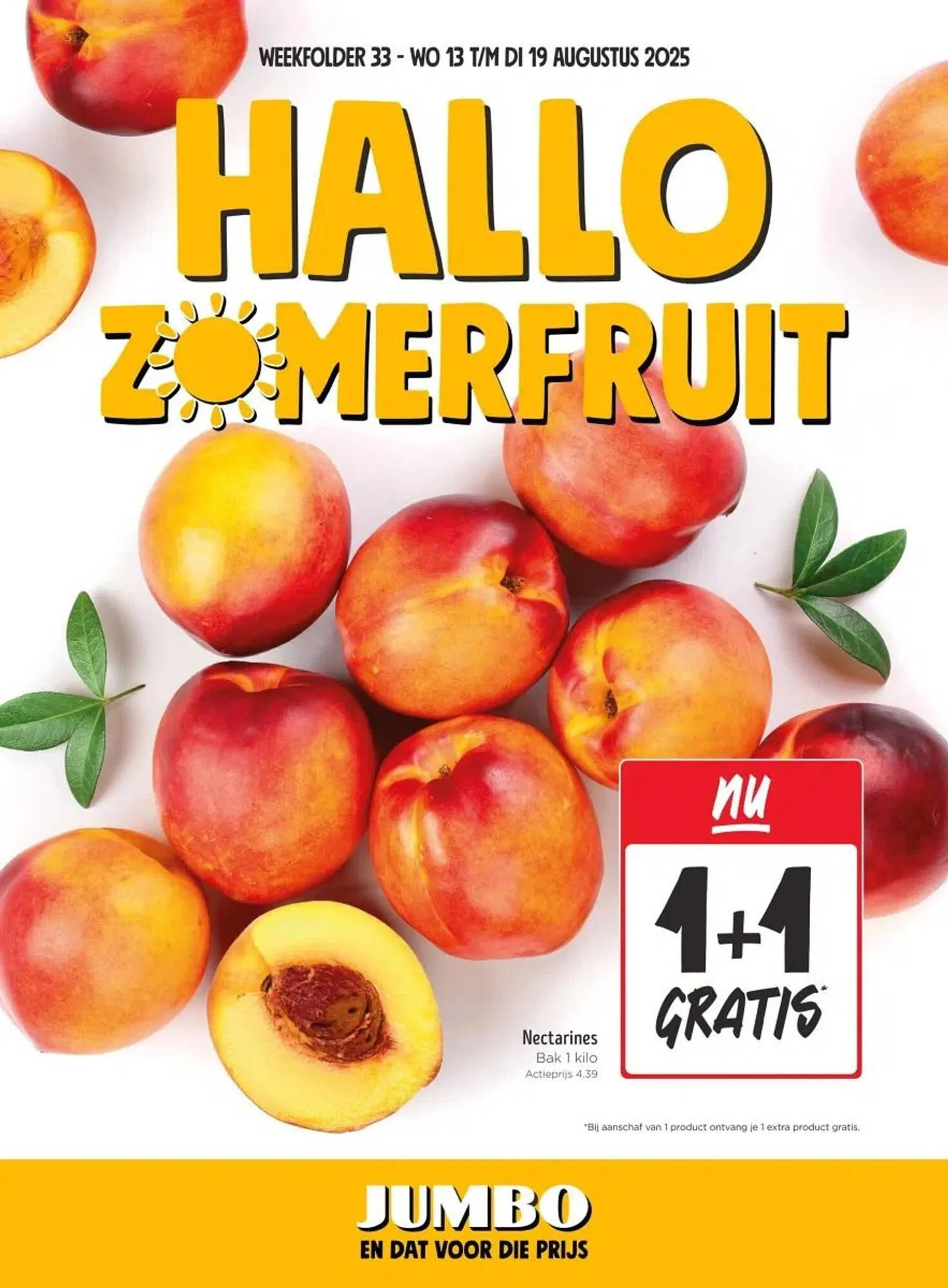 Jumbo folder van 13 augustus tot 19 augustus 2025 - Folder pagina 1