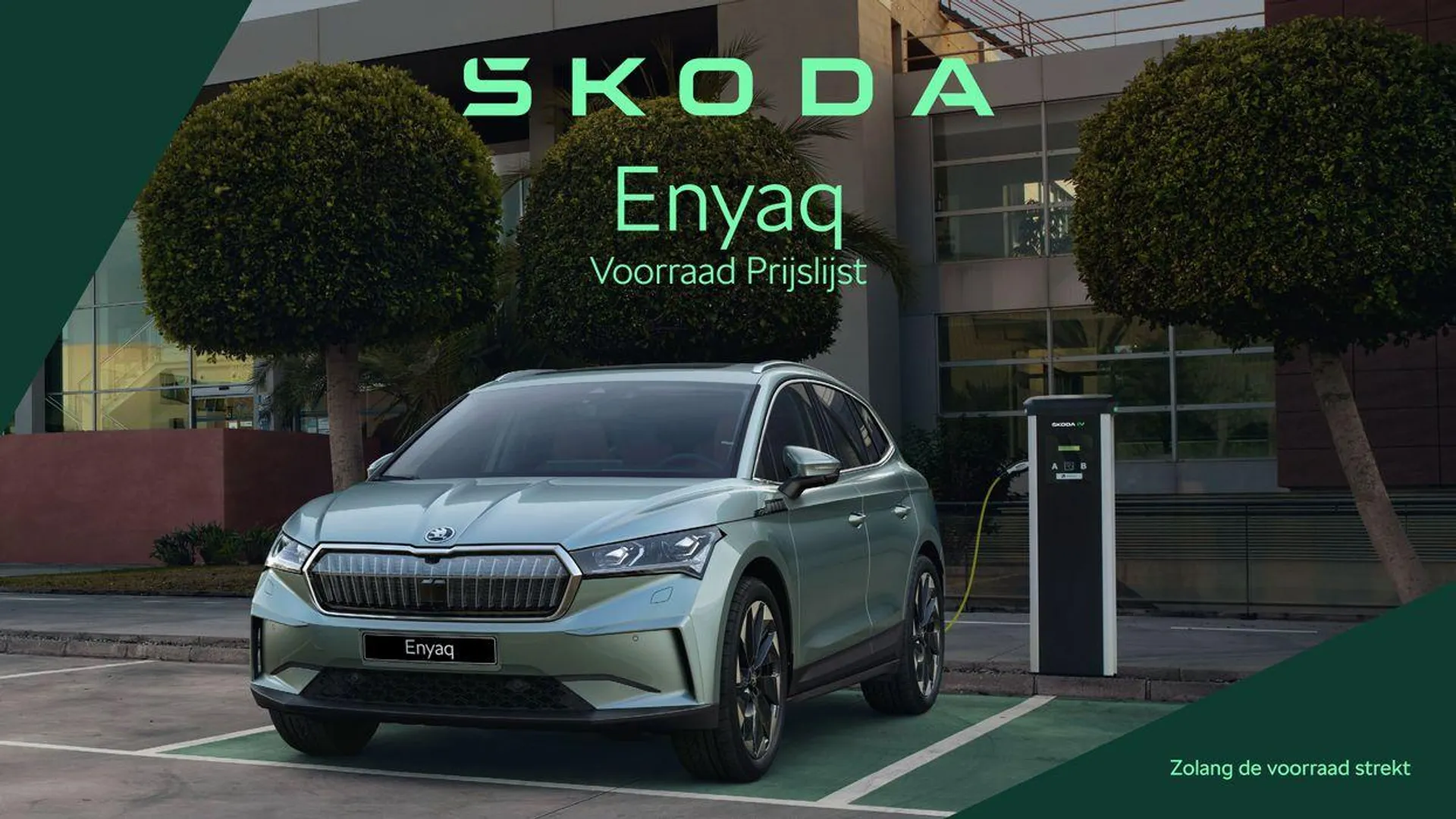 Škoda Enyaq Voorraad prijslijst per 1 juni 2024 van 5 juli tot 5 juli 2025 - Folder pagina 1