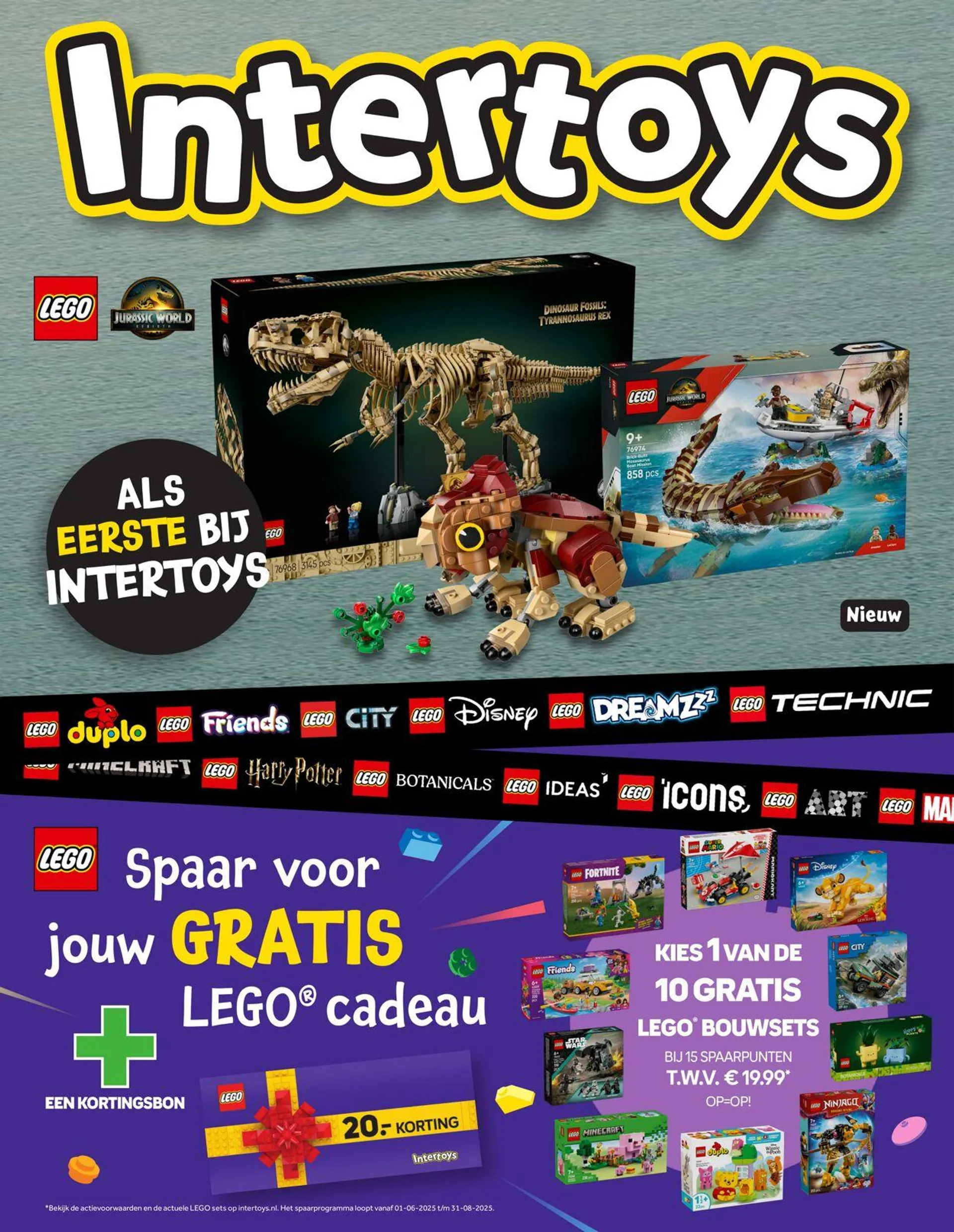 Intertoys van 1 juni tot 31 augustus 2025 - Folder pagina 1