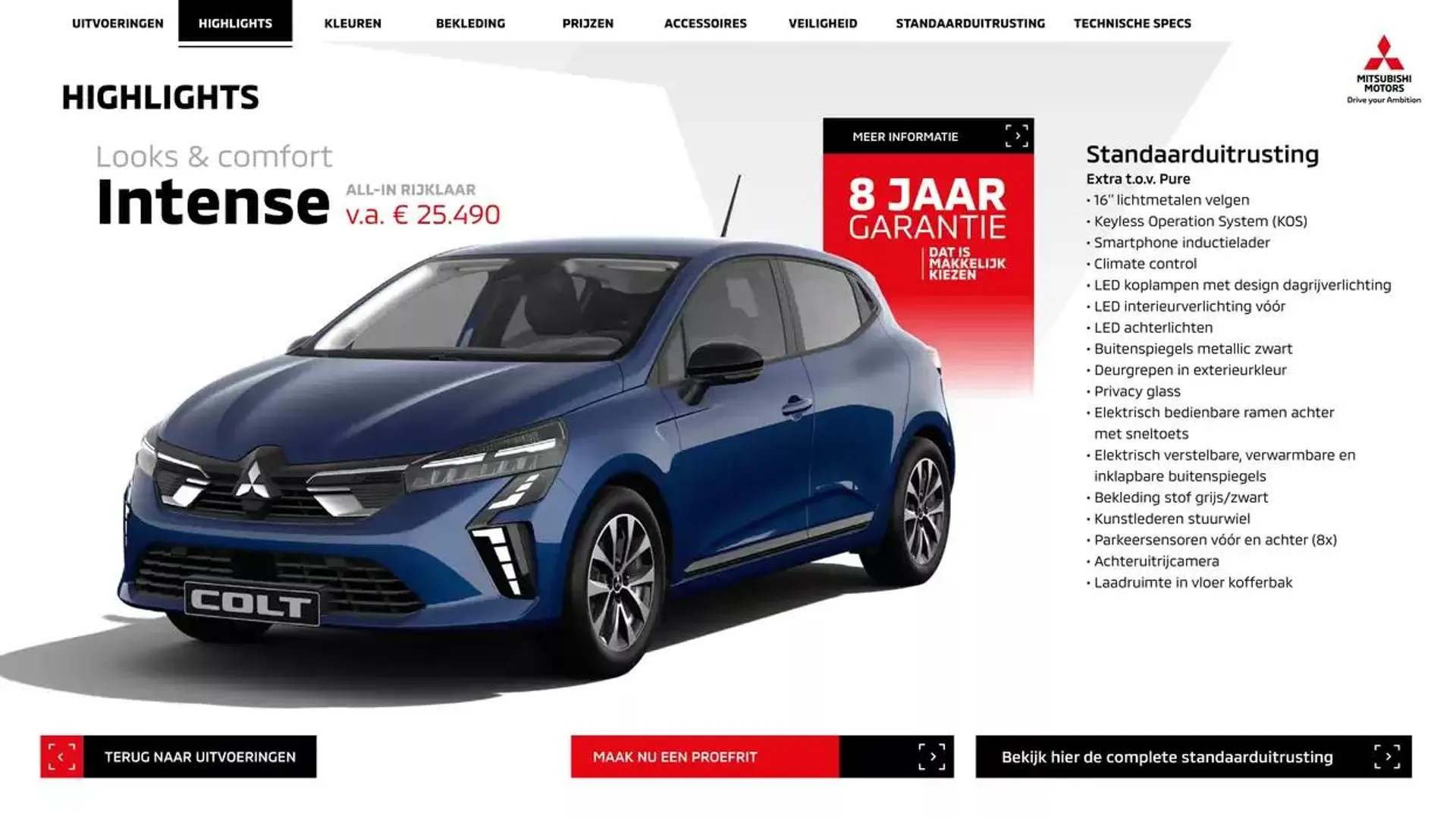 Mitsubishi Colt van 8 november tot 8 november 2025 - Folder pagina 5