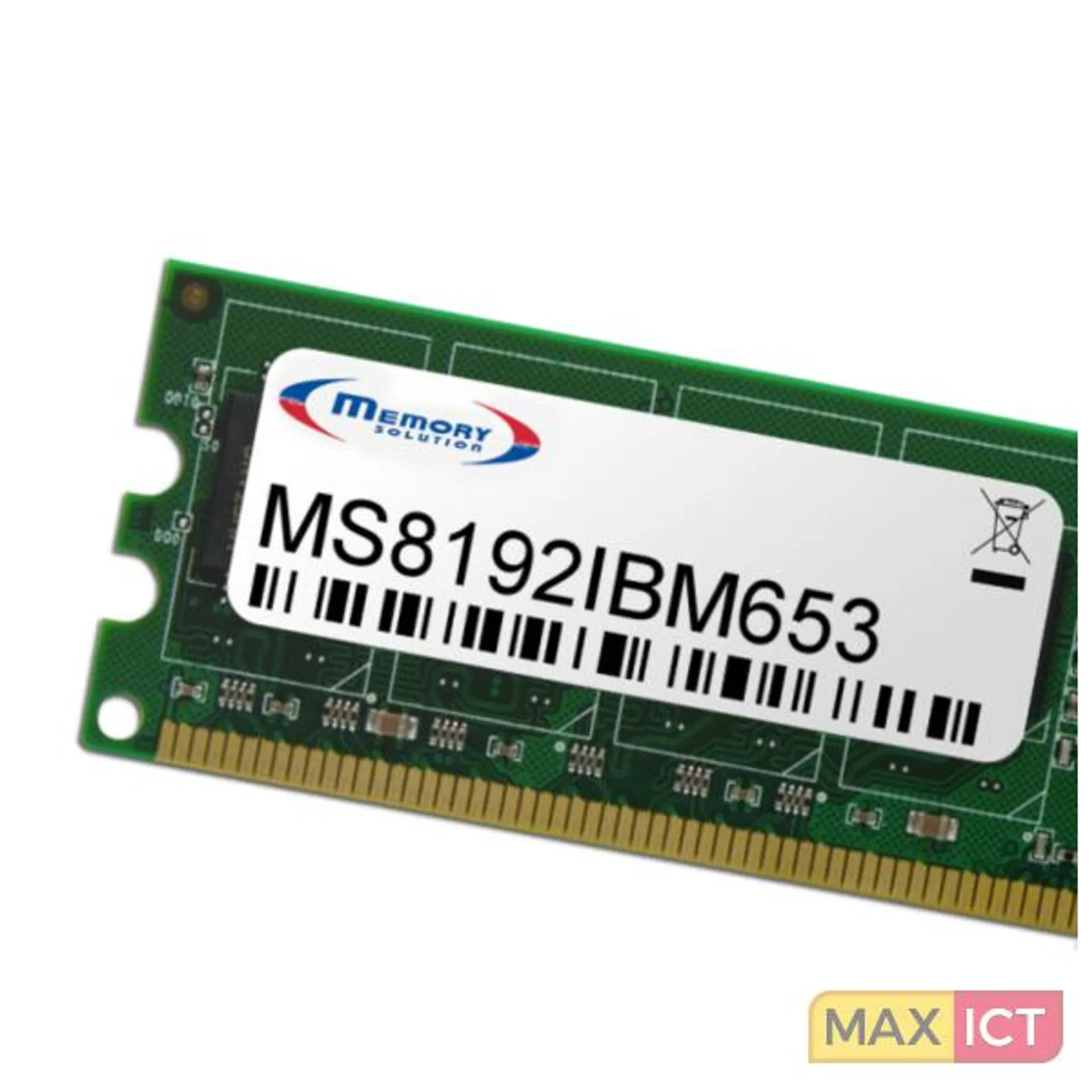 Max ICT Memory Solution MS8192IBM653 geheugenmodule 8 GB